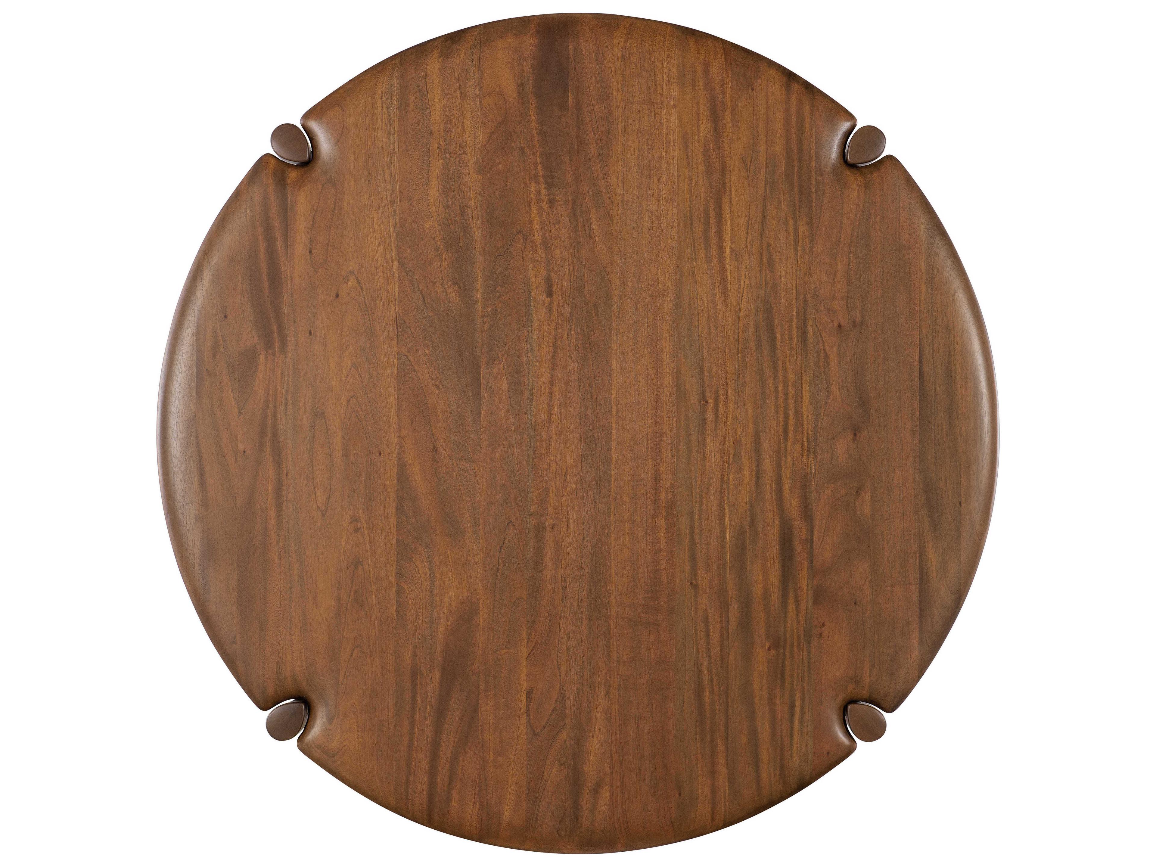 Luxecor Heritage Round Wood Chestnut Coffee Table