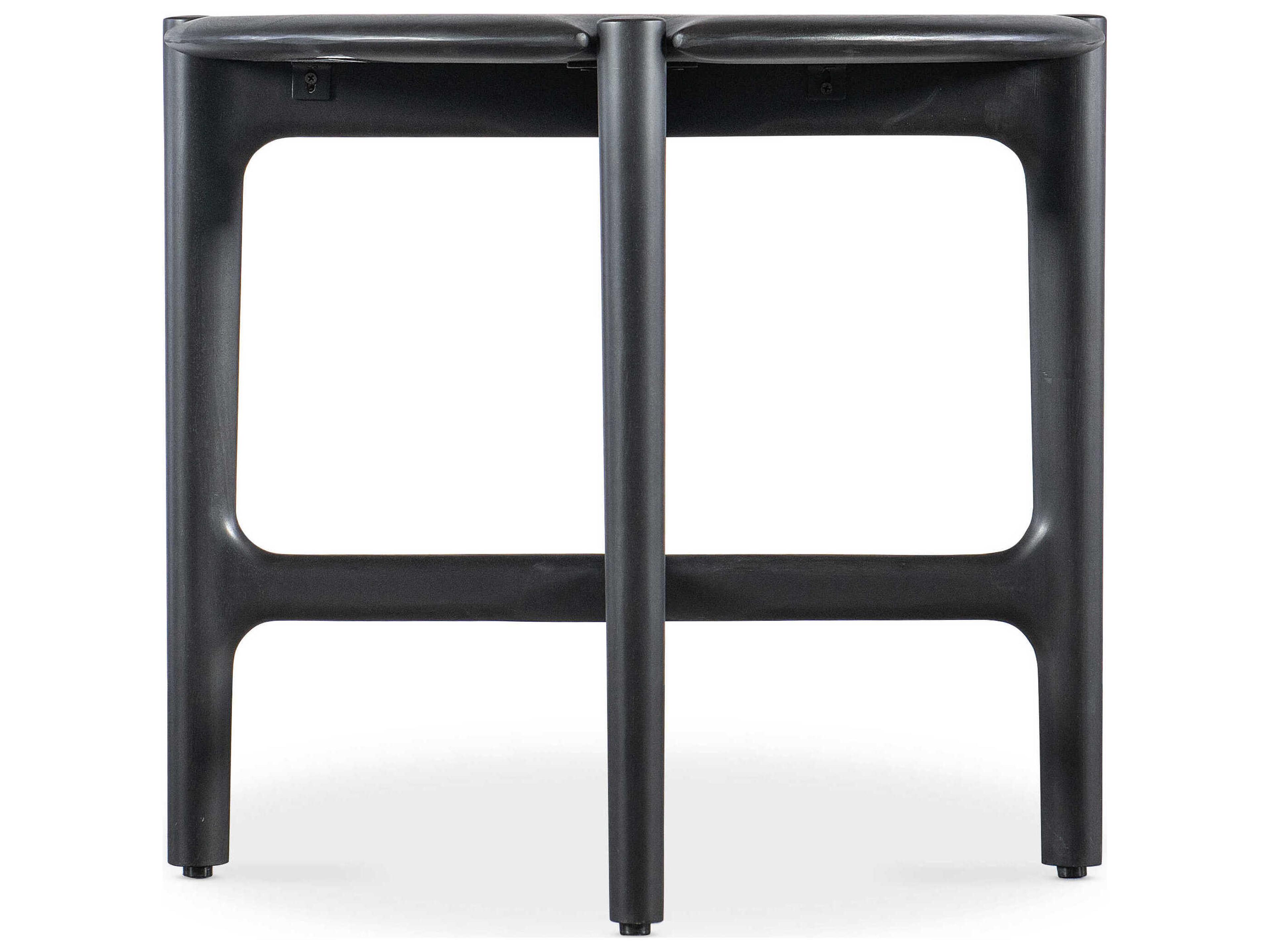 Hooker Furniture Harlow Round Wood Black End Table