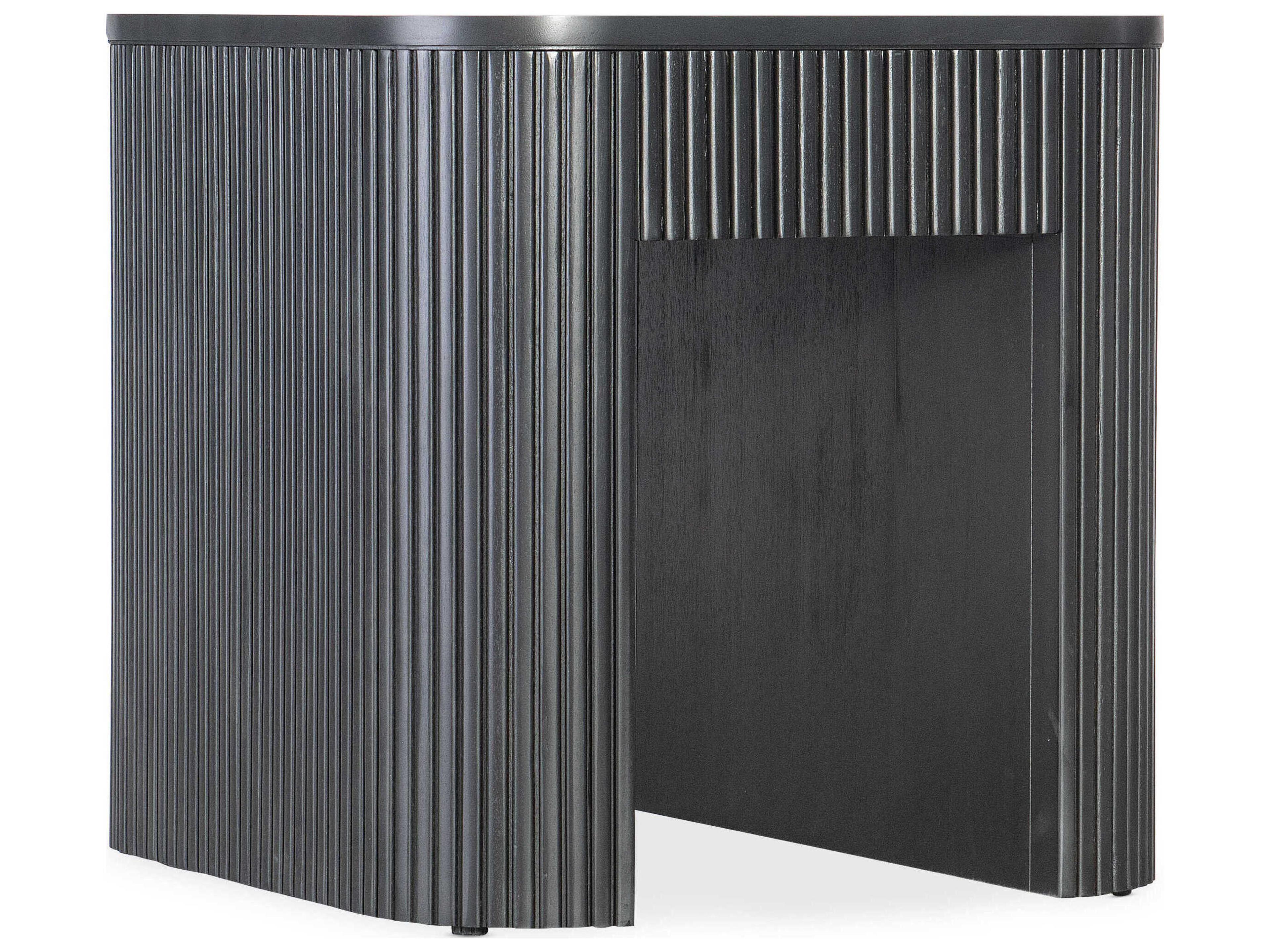 Eden Square Wood Black End Table