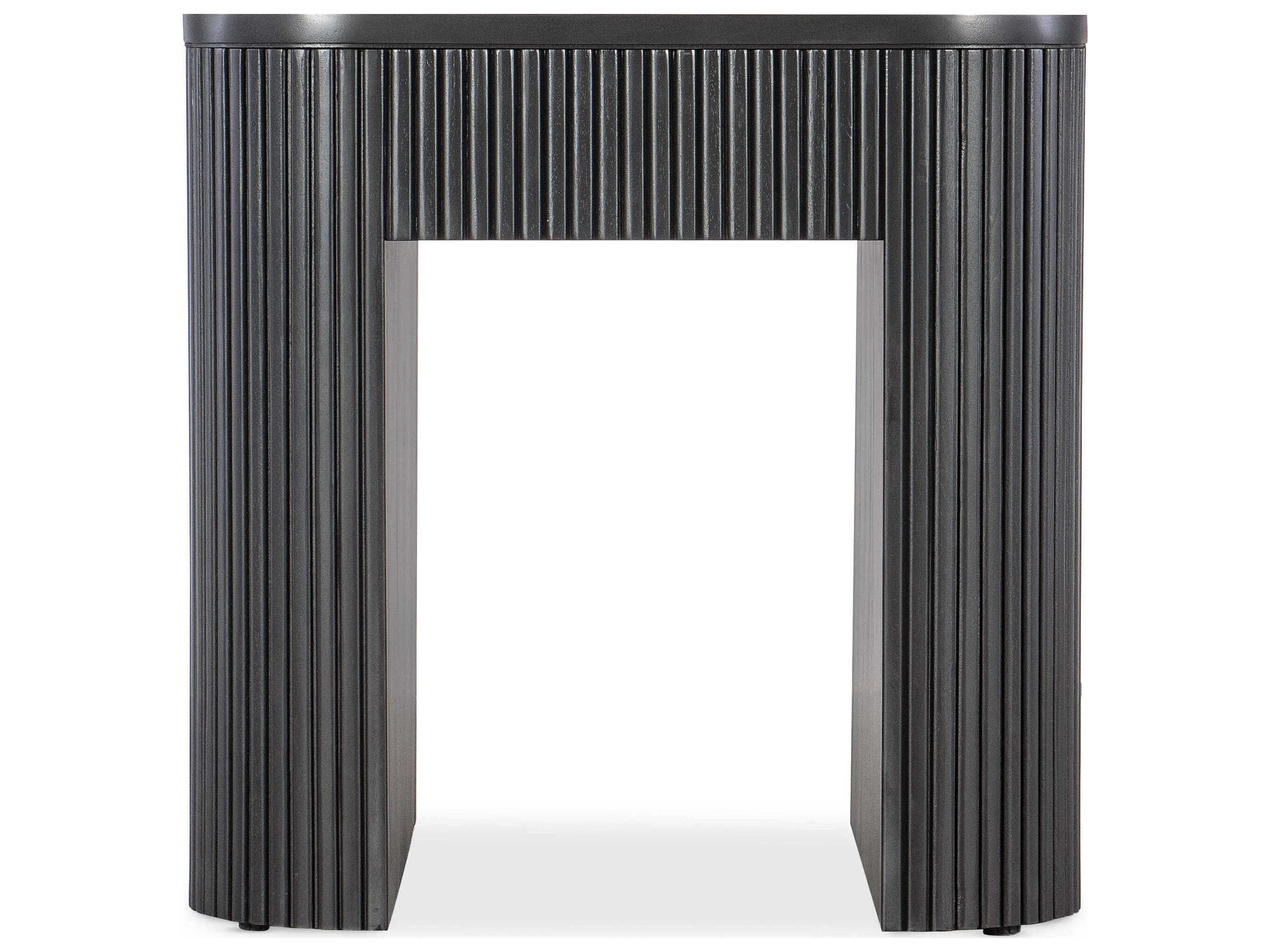 Hooker Furniture Eden Square Wood Black End Table
