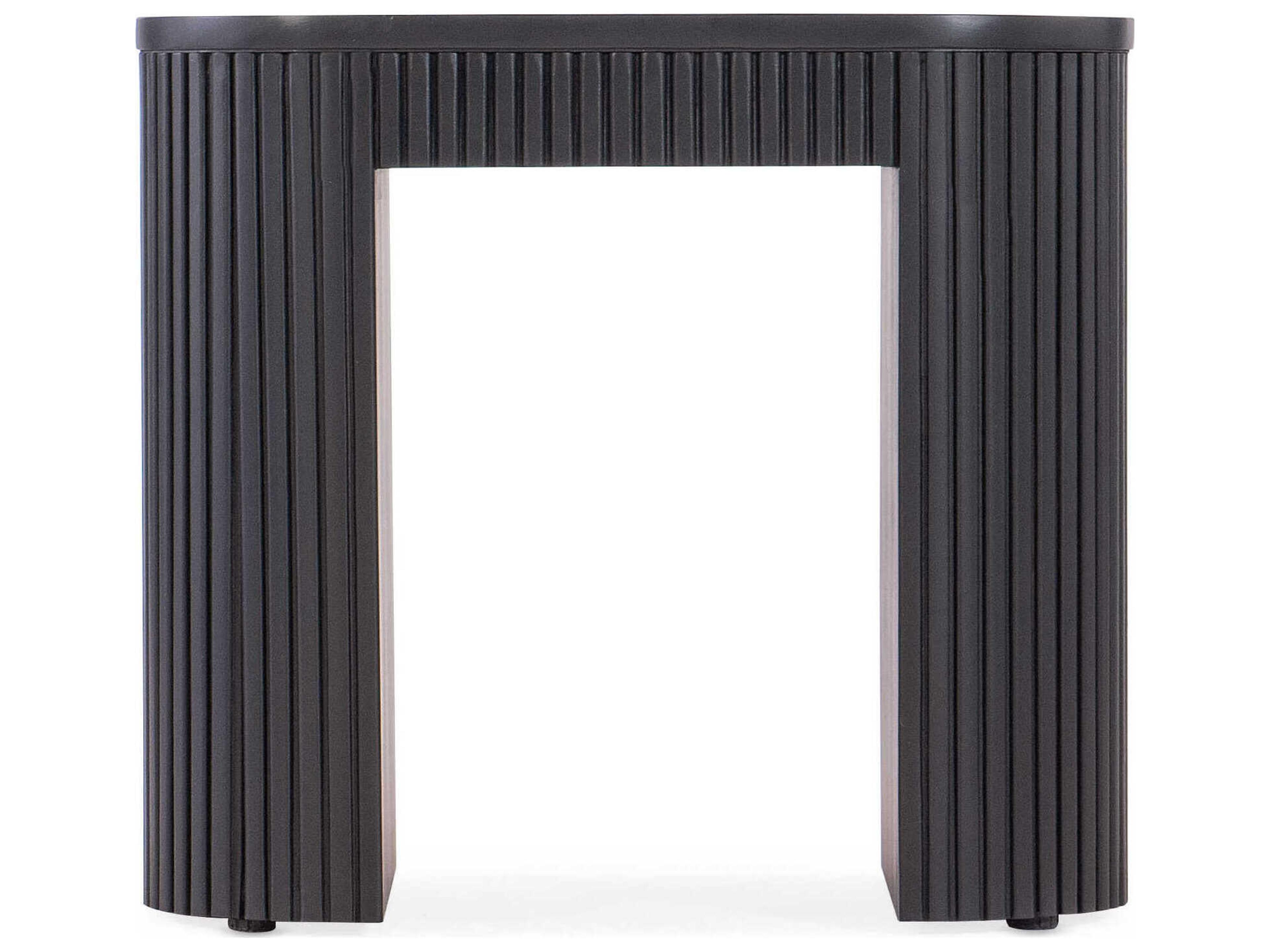 Hooker Furniture Eden Rectangular Wood Black End Table