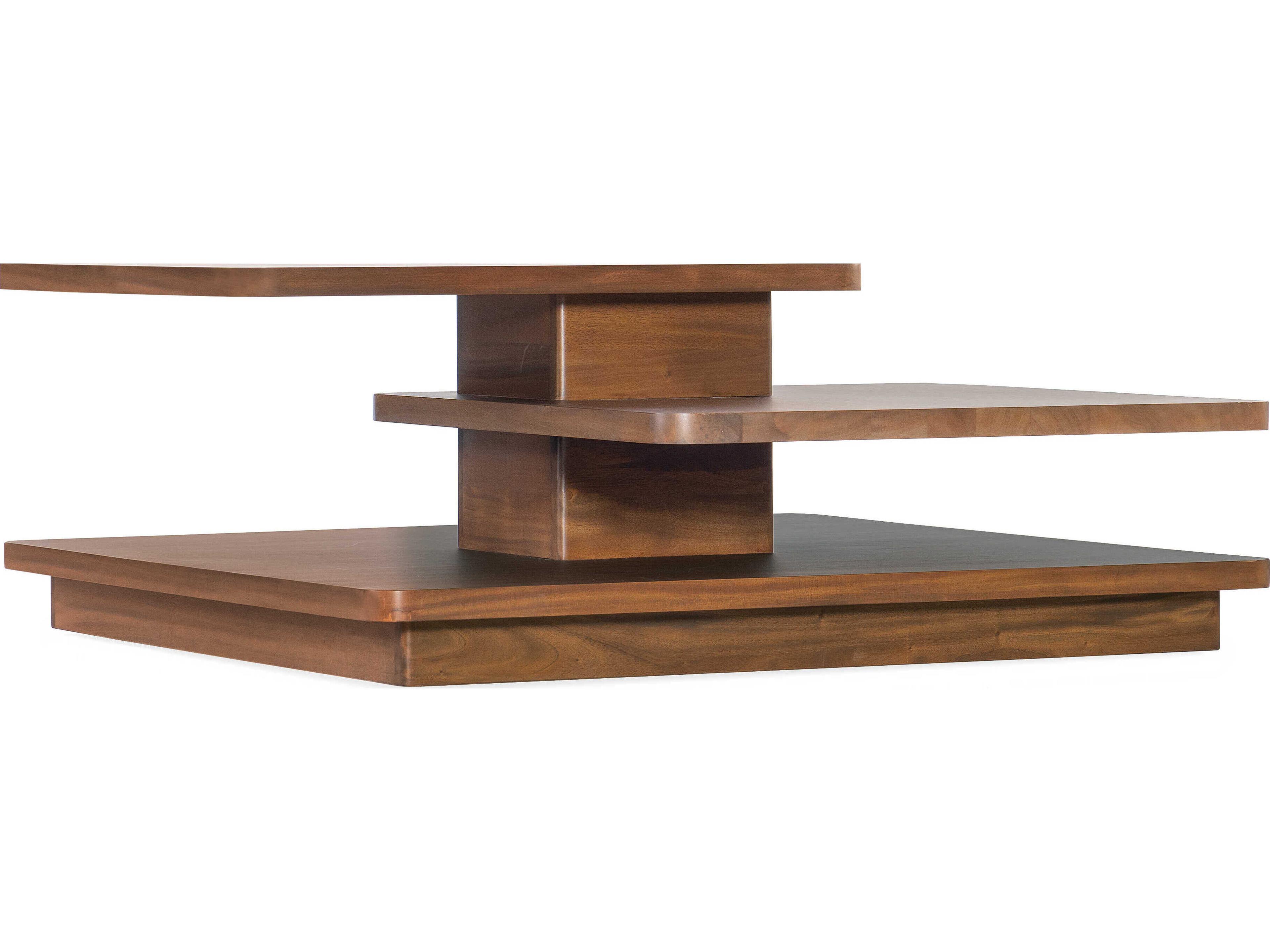 Hooker Furniture Burrow Square Wood Chestnut Coffee Table