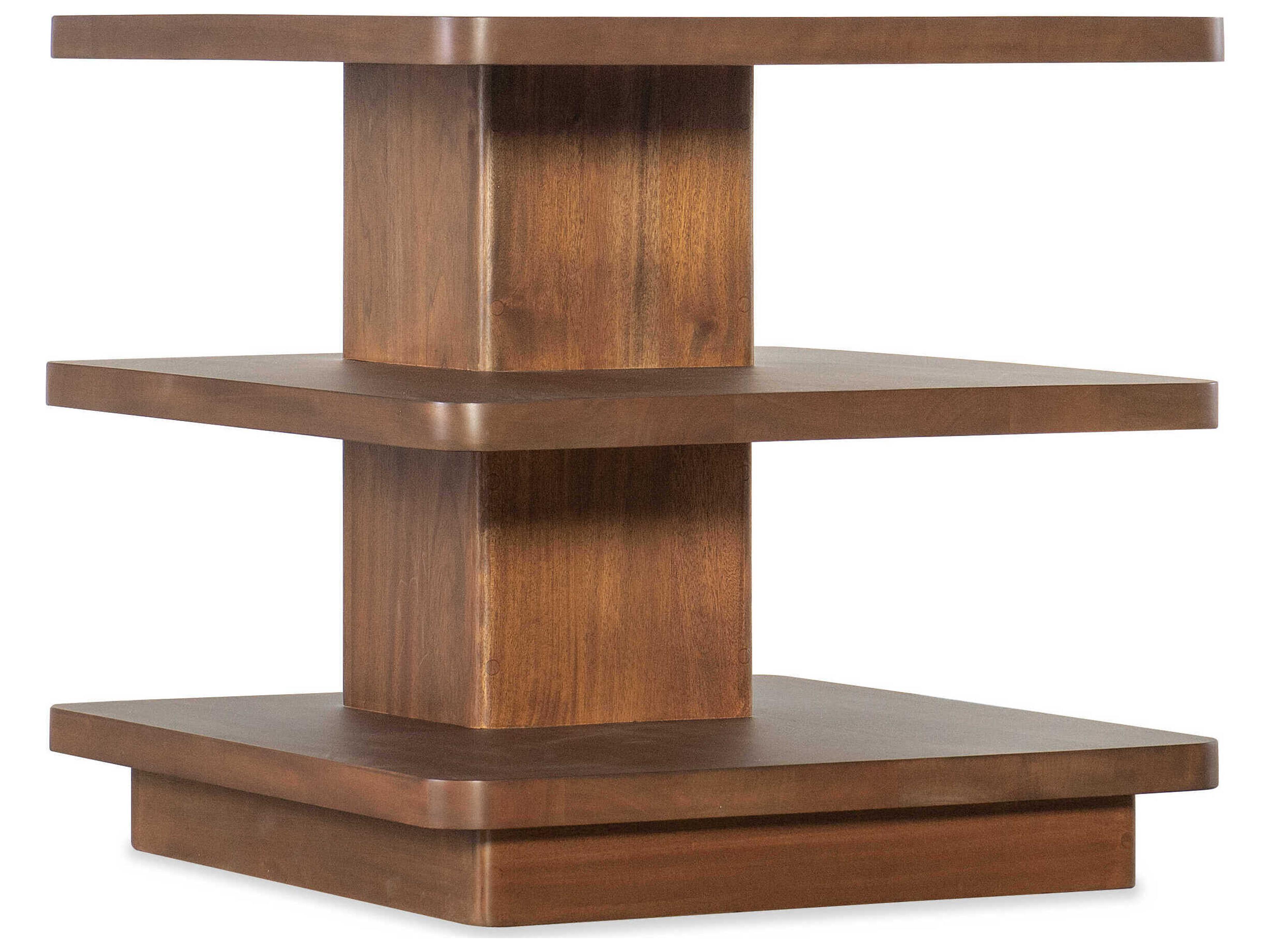 Burrow Rectangular Wood Chestnut End Table