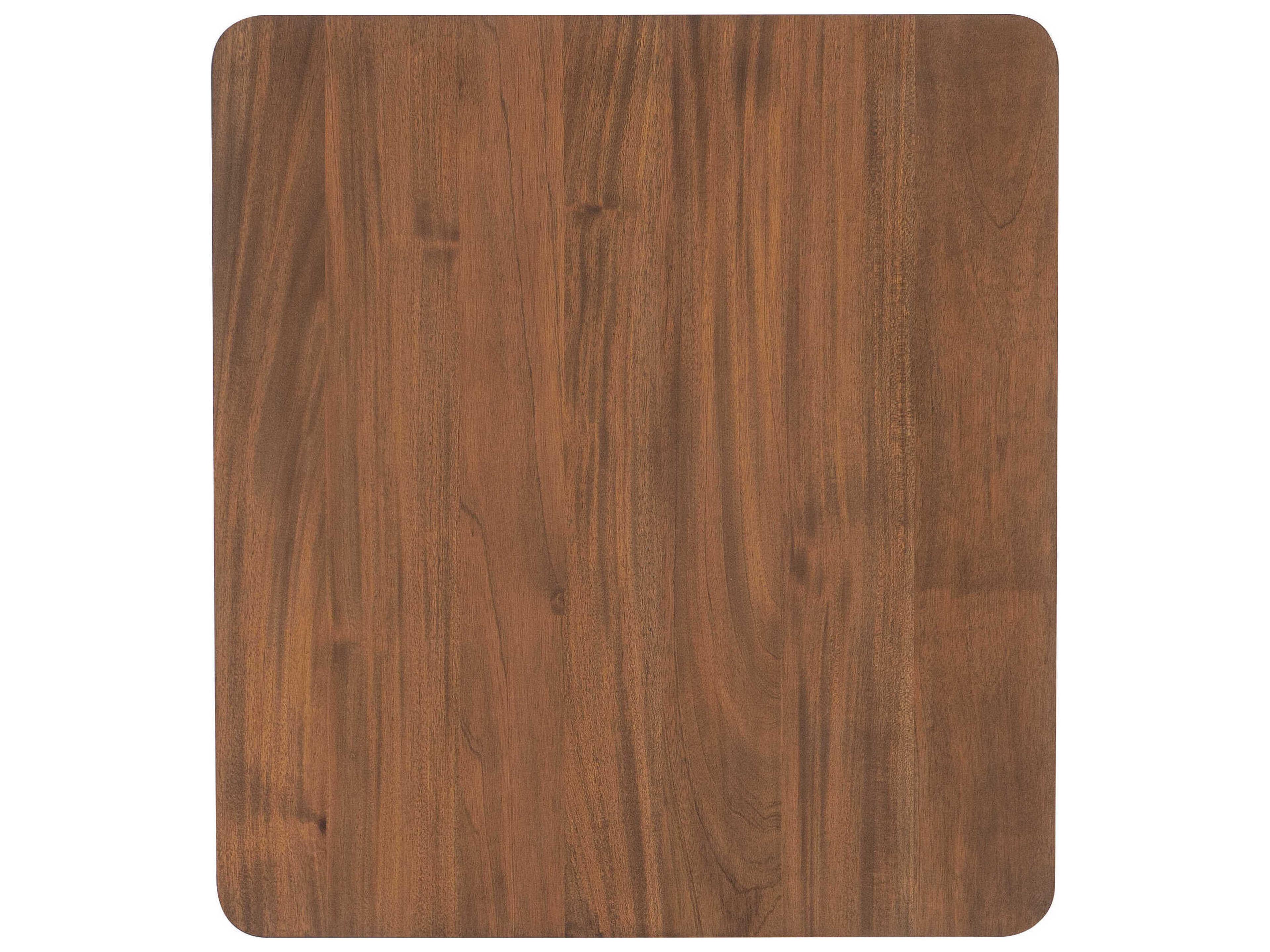 Hooker Furniture Burrow Rectangular Wood Chestnut End Table