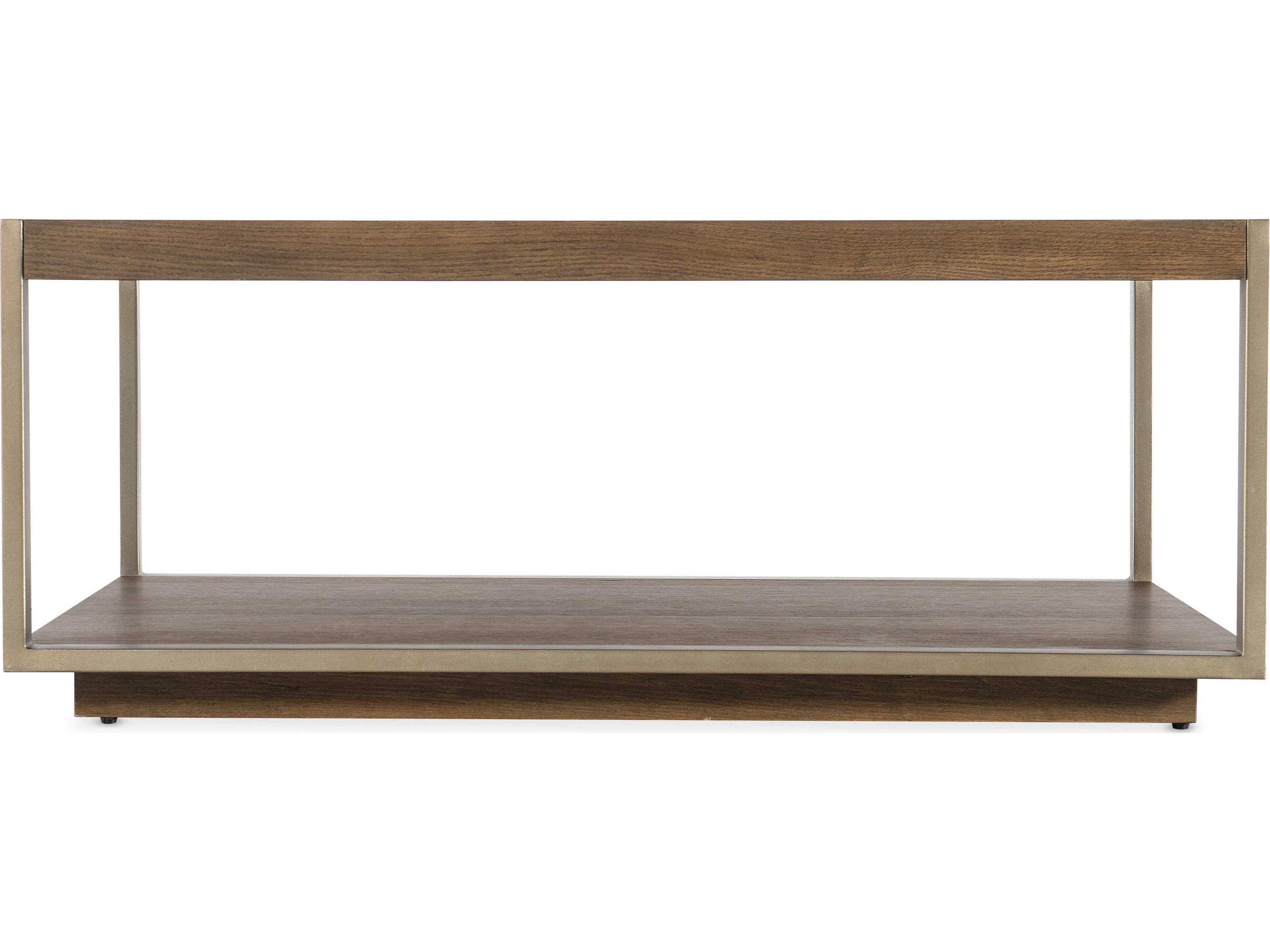 Hooker Furniture Hammon Square Wood Oak Coffee Table