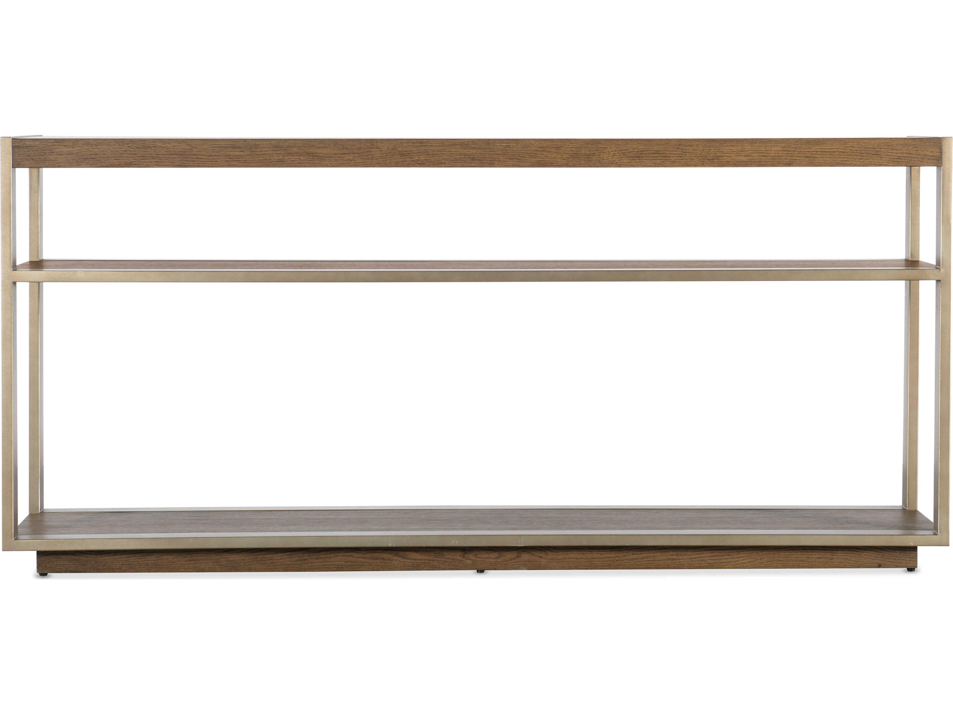 Hooker Furniture Hammon Rectangular Wood Oak Console Table