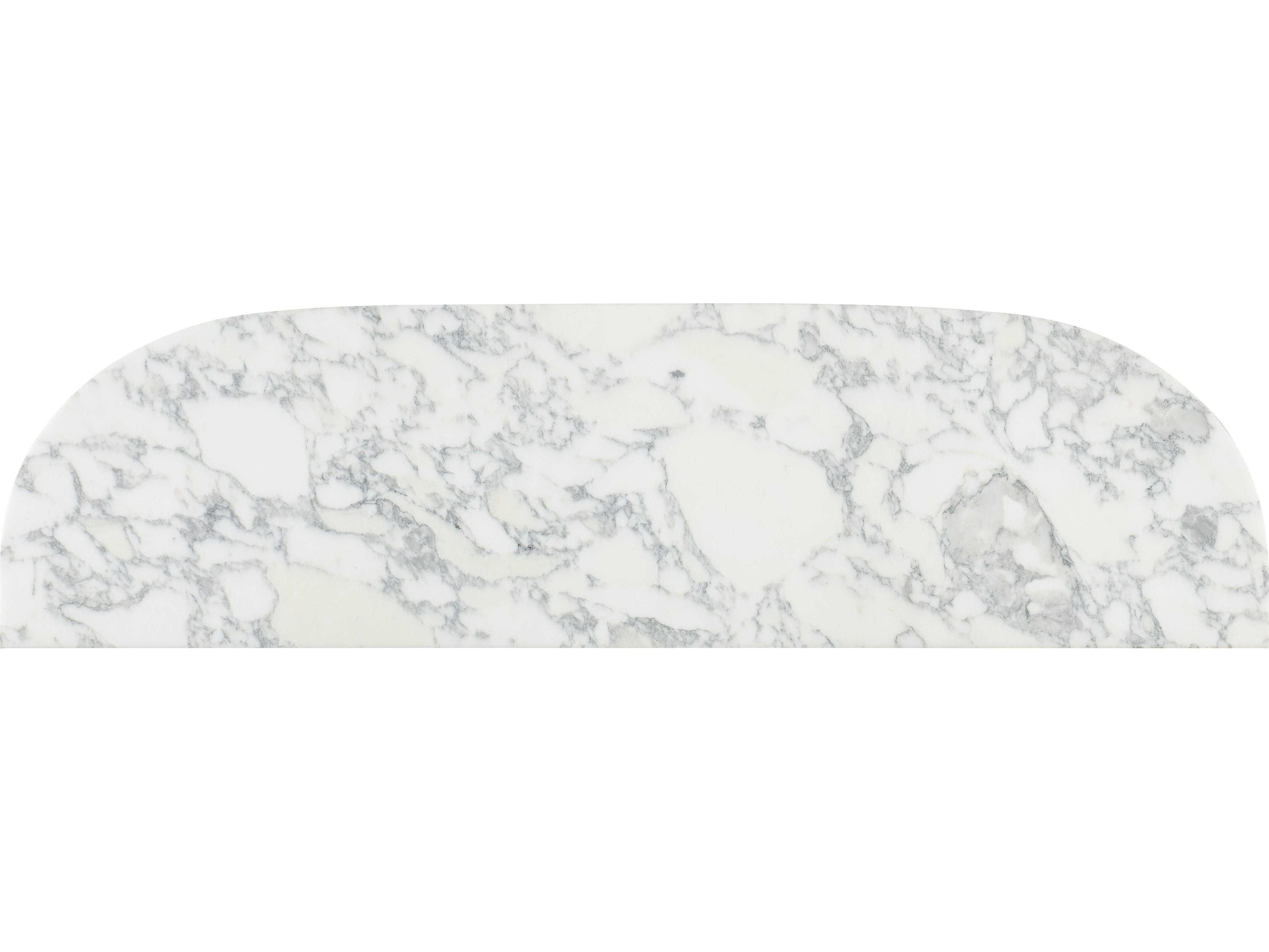 Hooker Furniture Jules Demilune Marble Champaigne Console Table