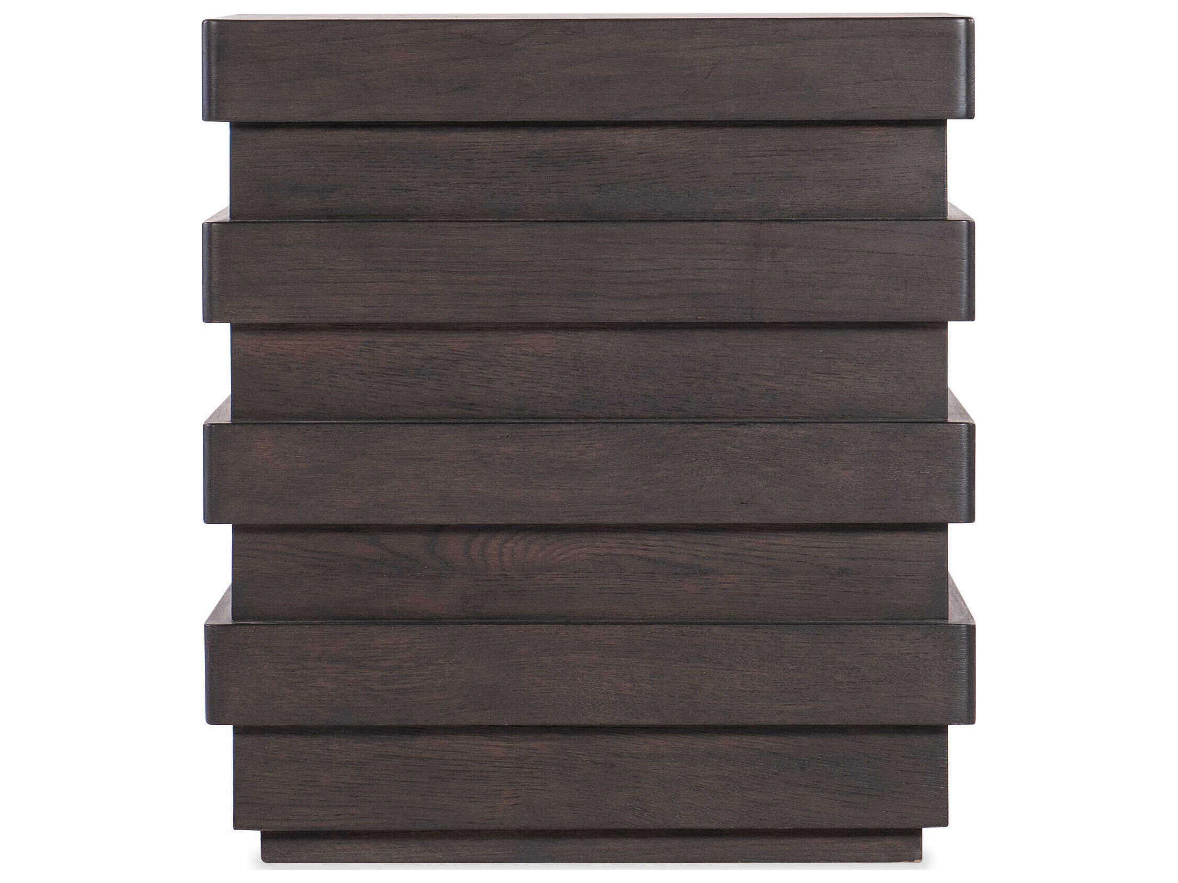 Hooker Furniture Brent Square Wood Dark Oak End Table