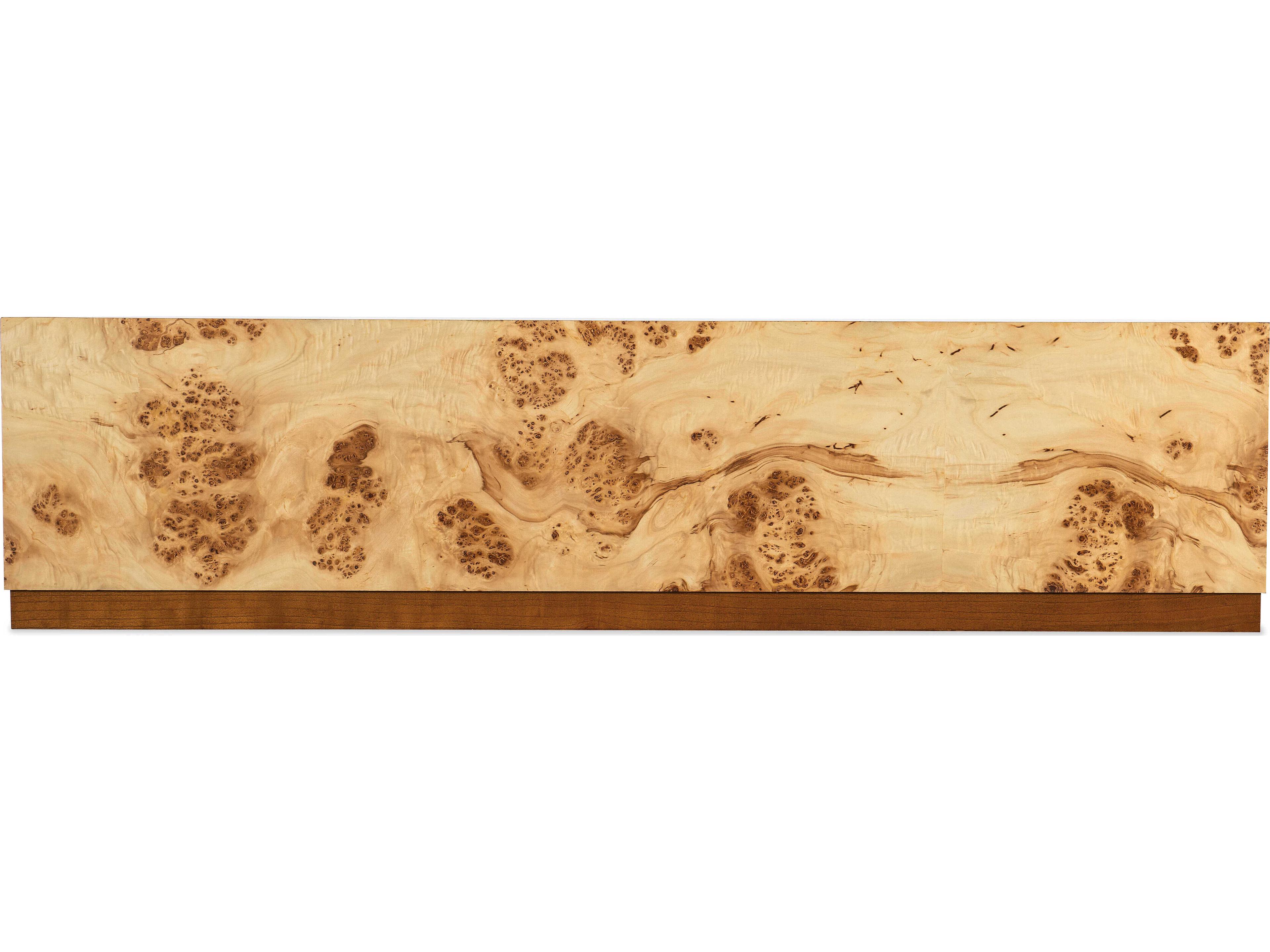 Hooker Furniture Auberon Rectangular Wood Light Natural Burl Coffee Table