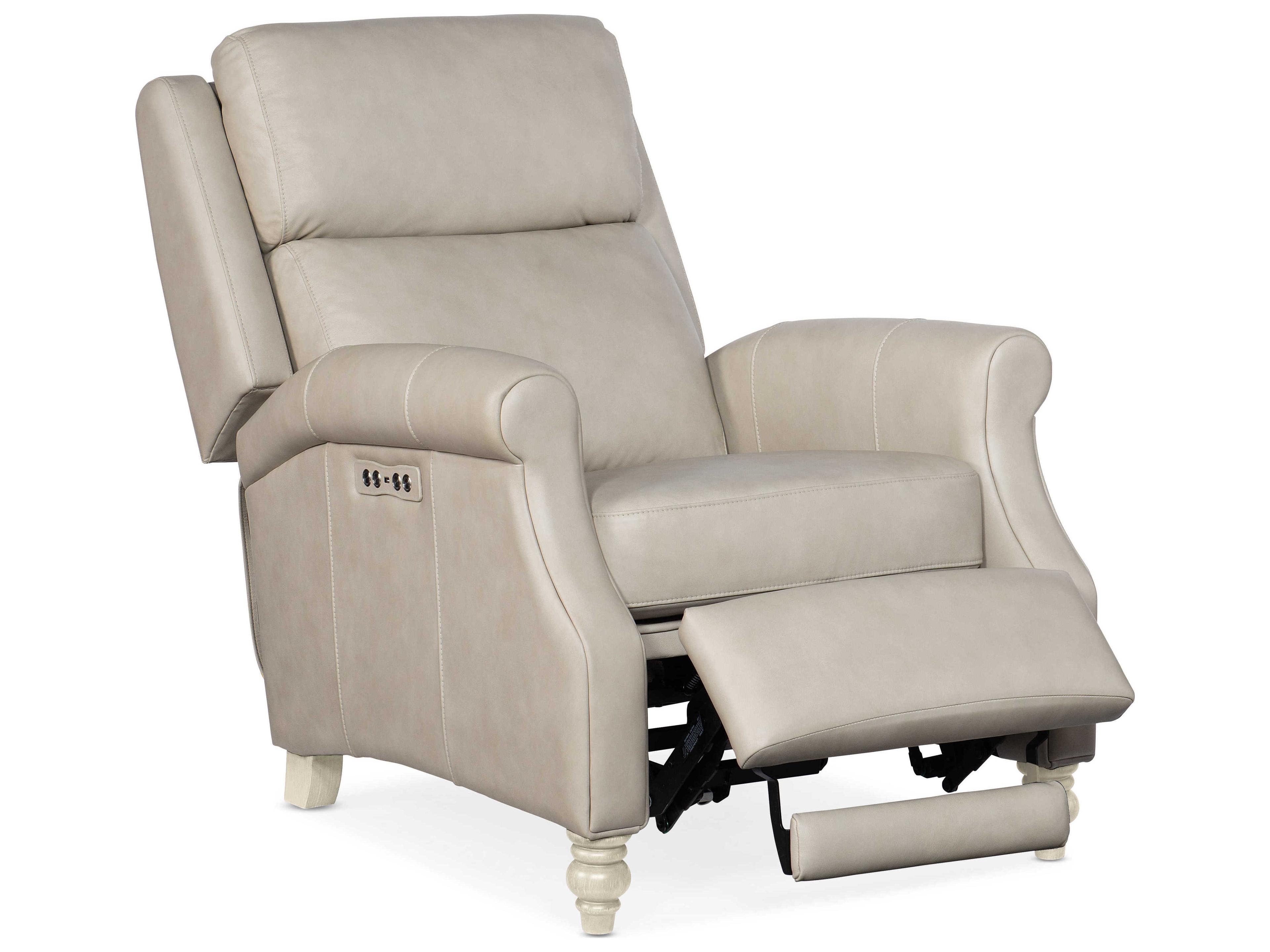 Hooker Furniture Hurley Leather Power Recliner with Power Headrest