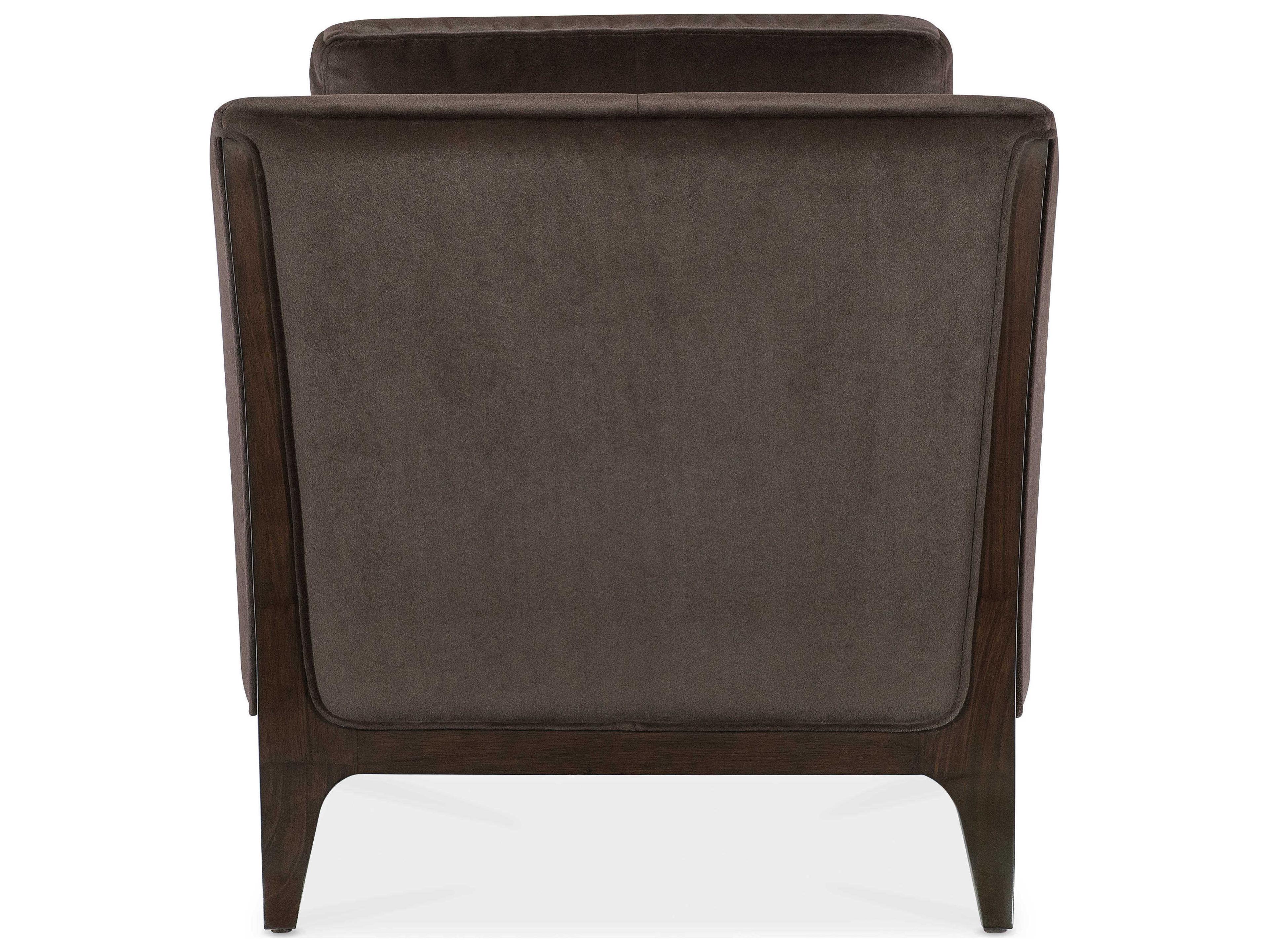 Luxecor Heritage Brown Fabric Accent Chair