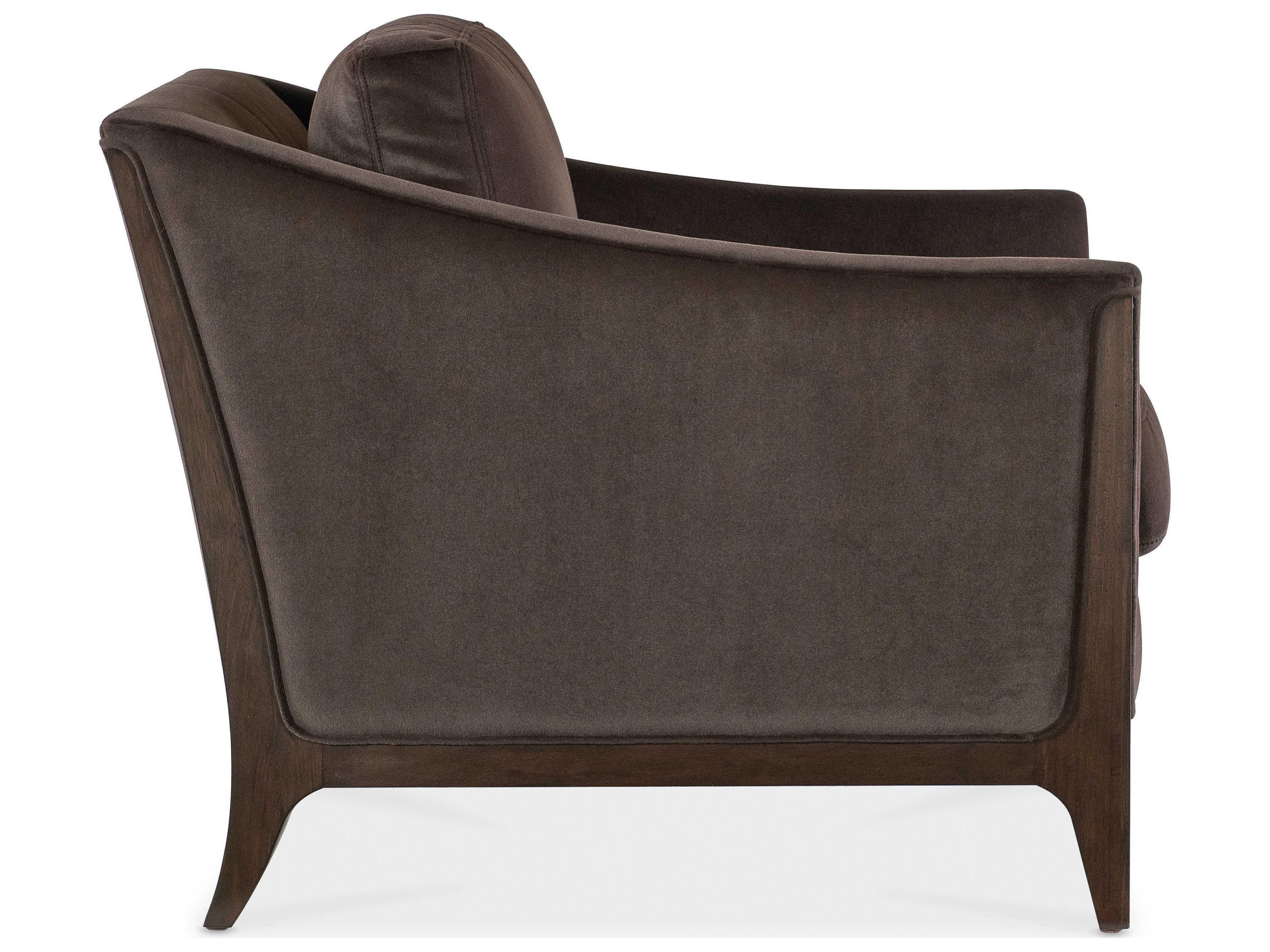 Luxecor Heritage Brown Fabric Accent Chair