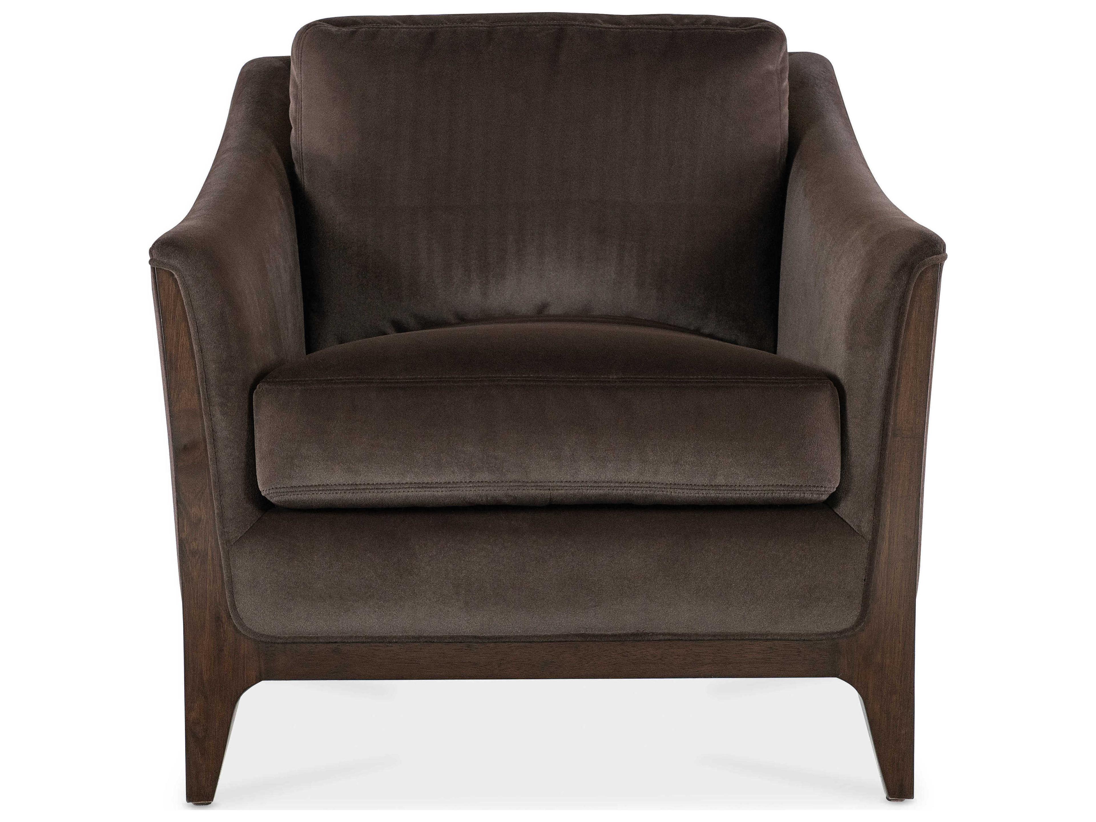 Luxecor Heritage Brown Fabric Accent Chair