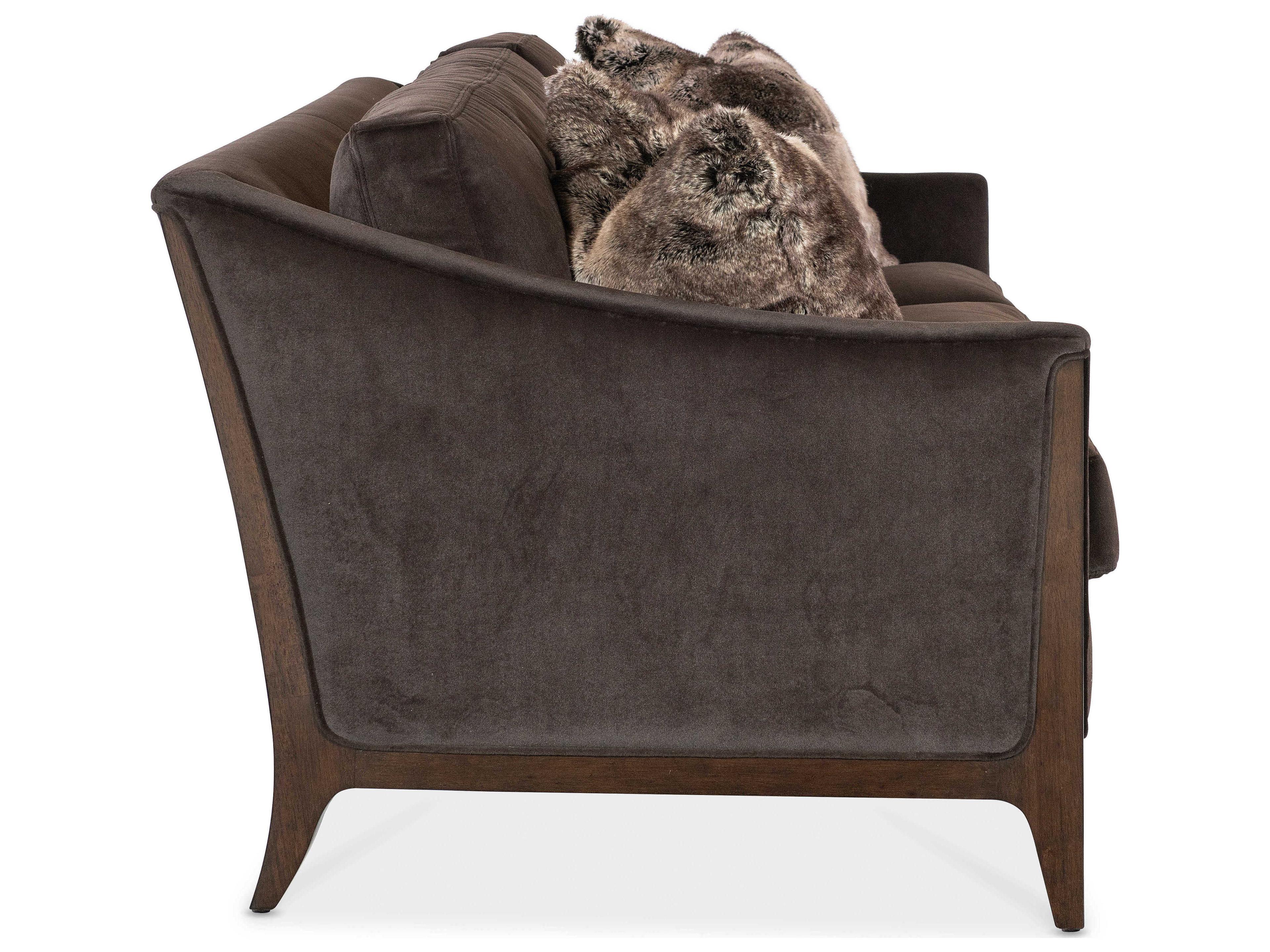 Luxecor Heritage Brown Upholstered Sofa