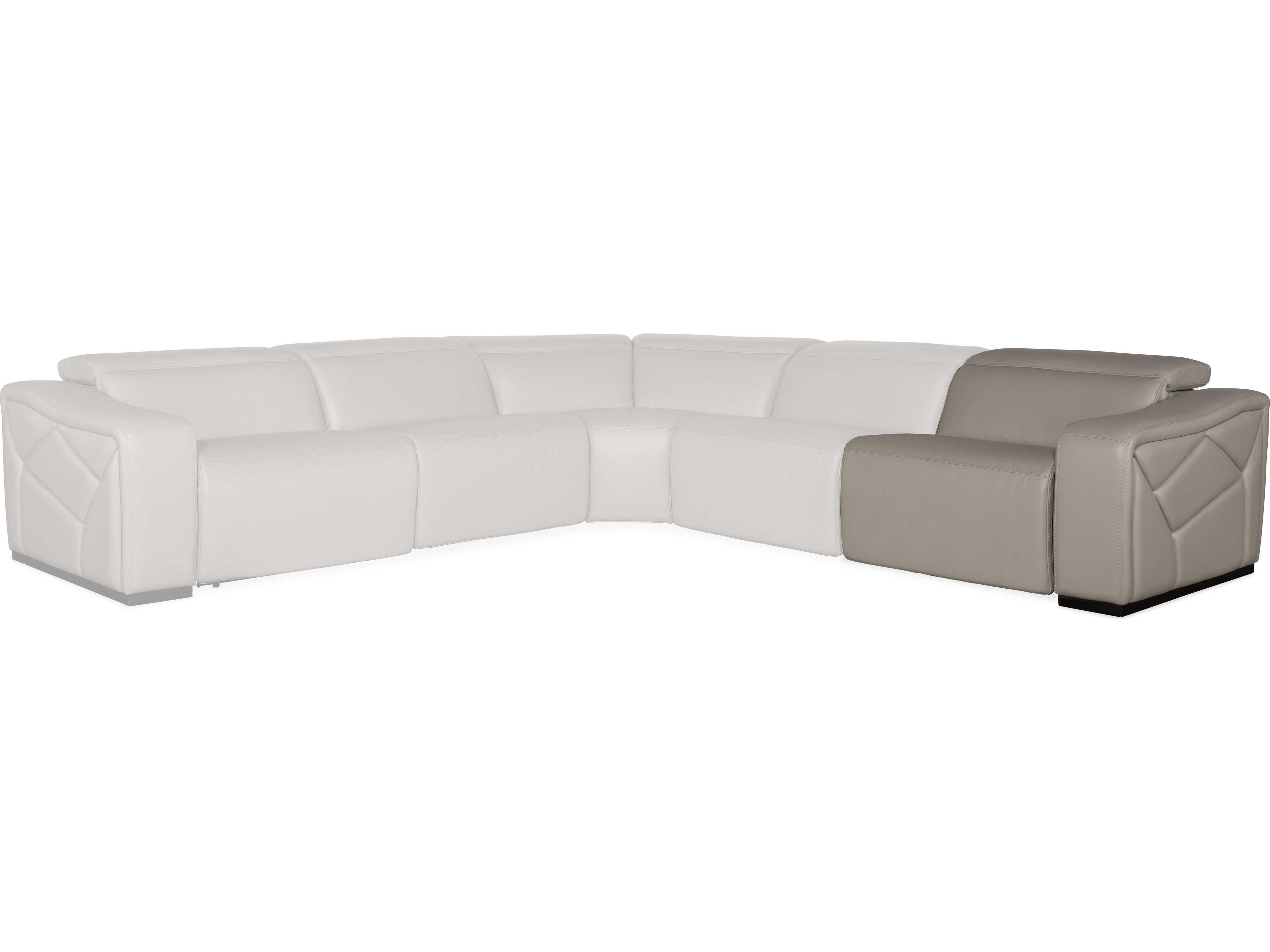 Gray Leather Modular Chair