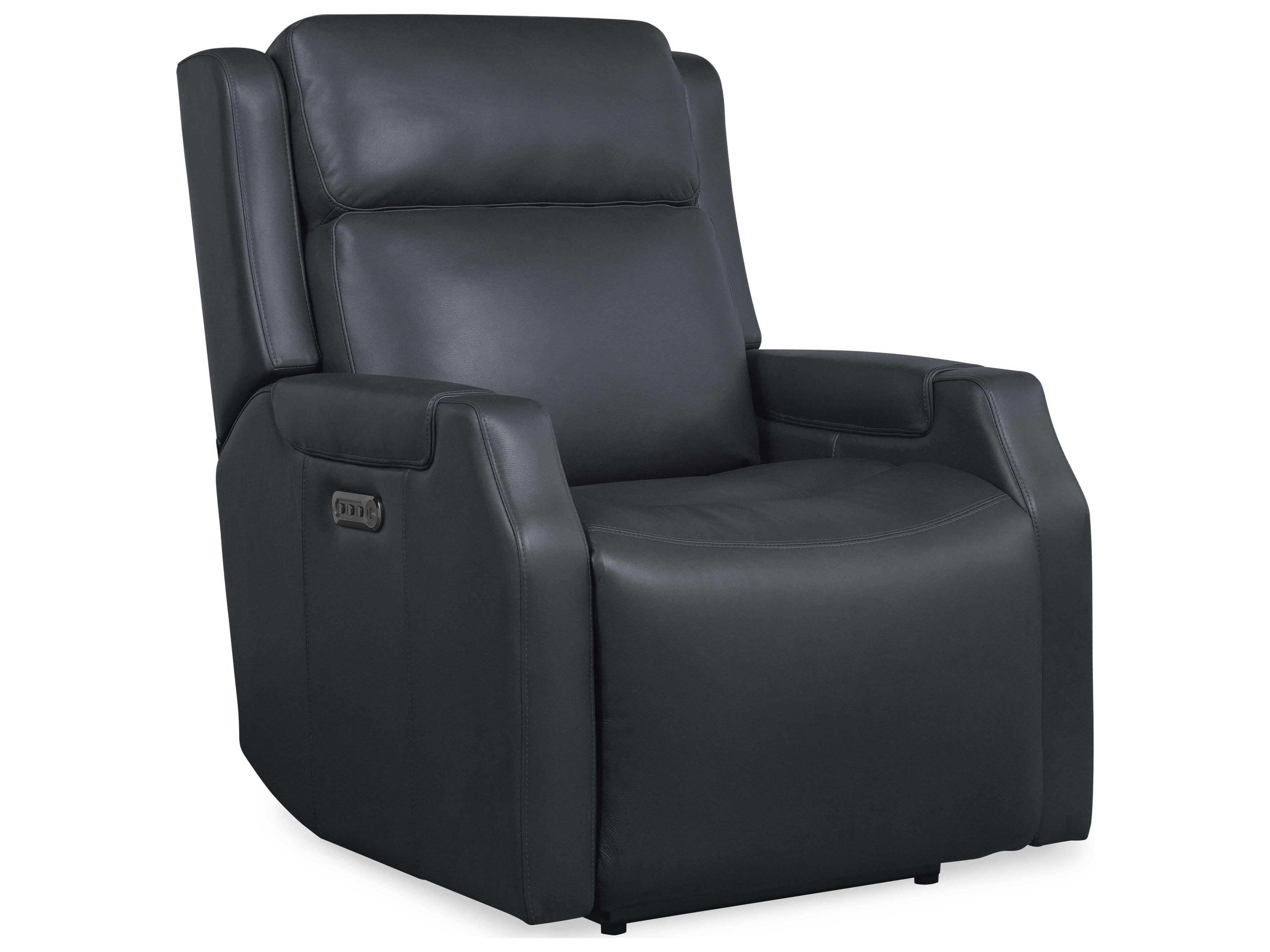 Ms Black Leather Recliner