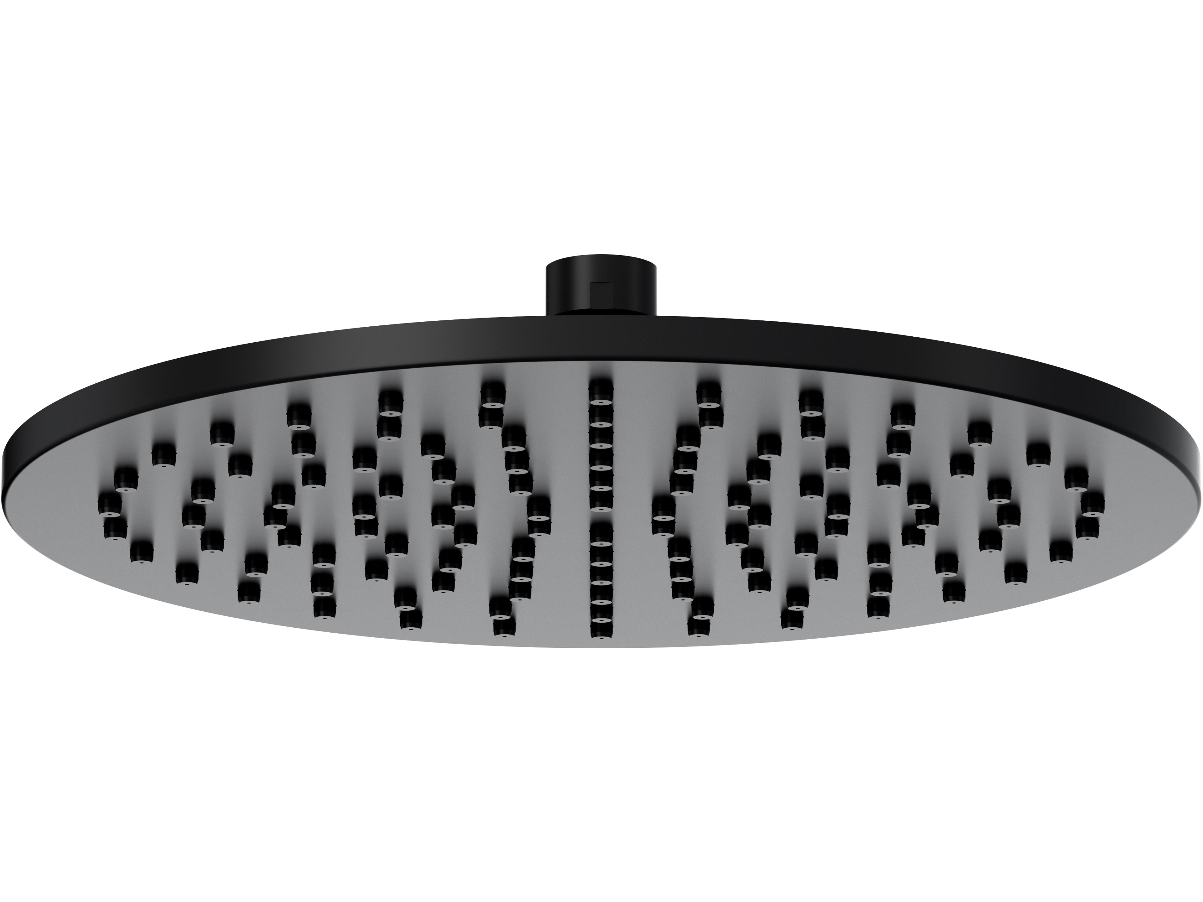 10" Matte Black Rain Showerhead
