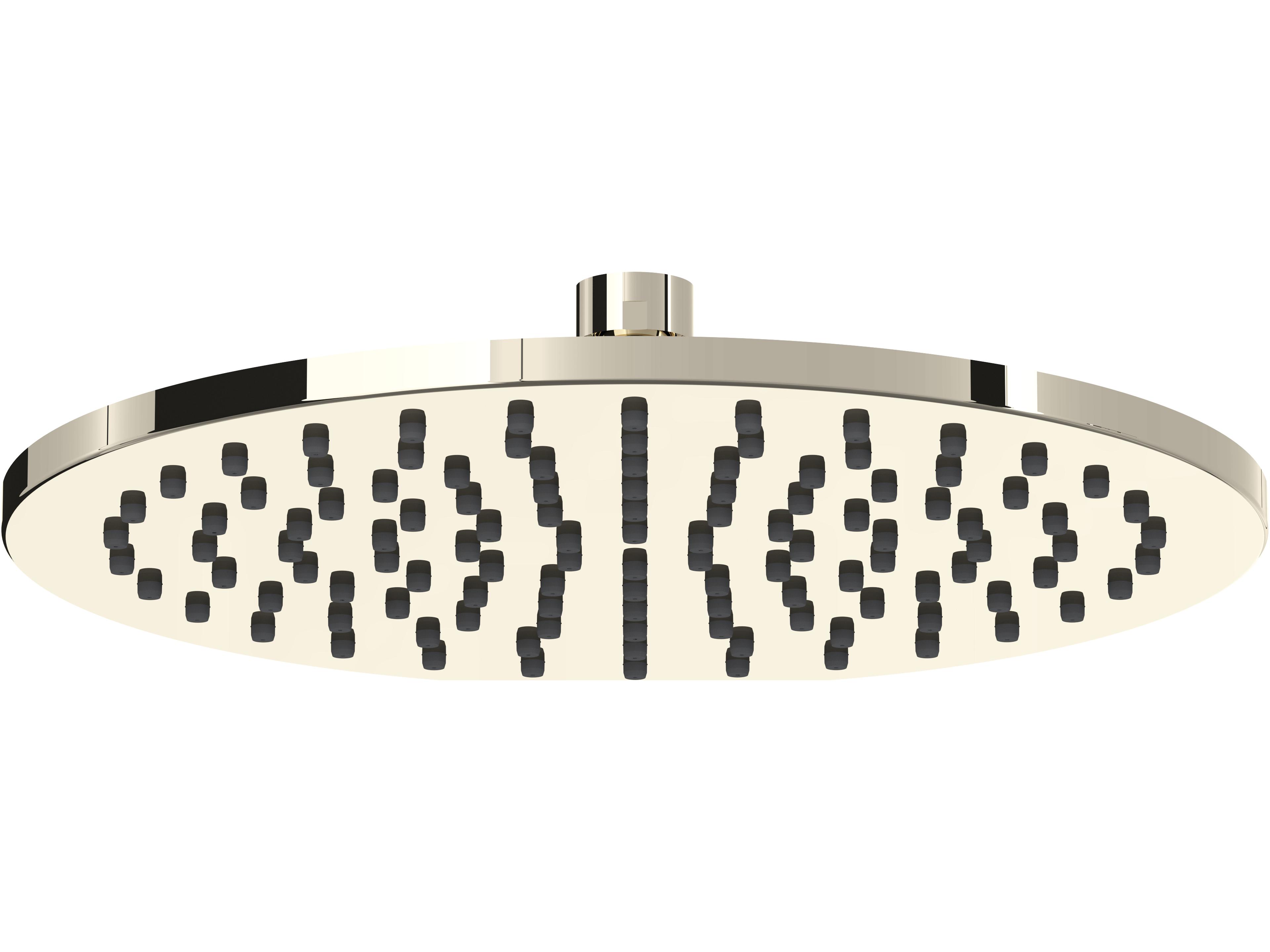 10" Polished Nickel Rain Showerhead