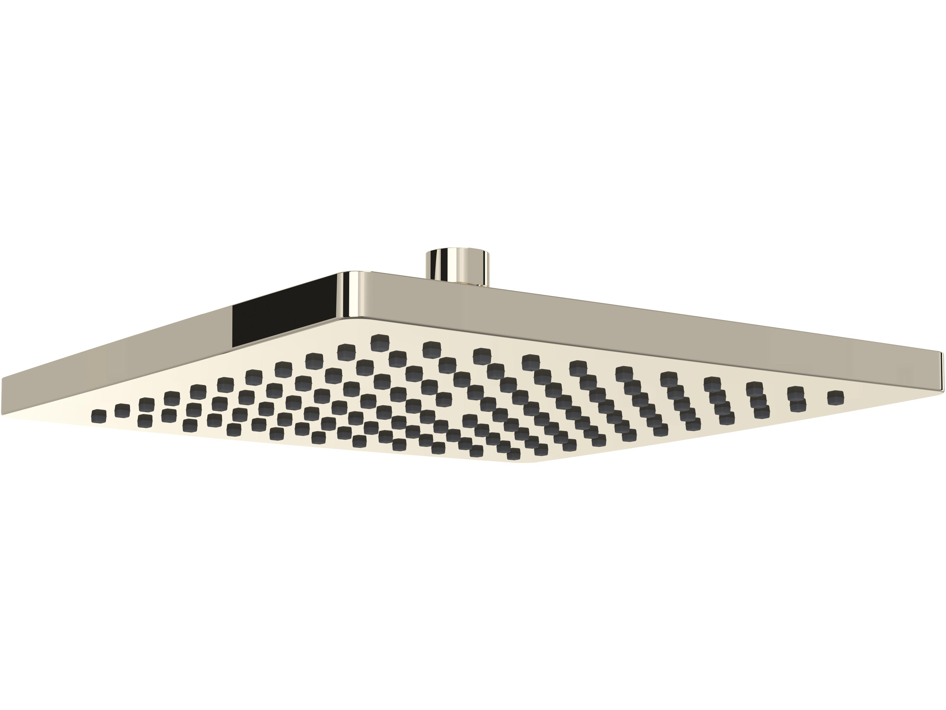 10" Polished Nickel Rain Showerhead