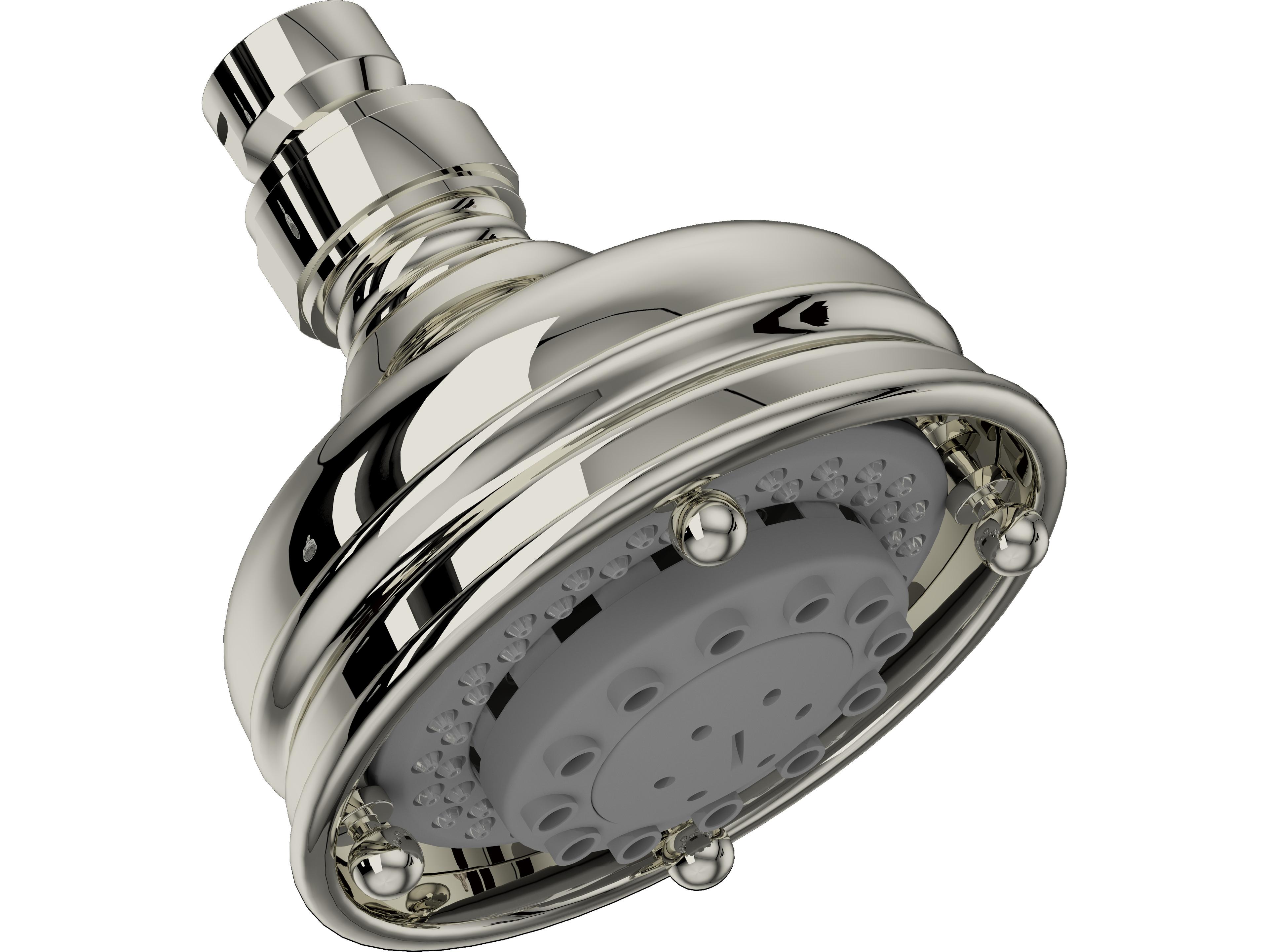 Polished Nickel Three Function 4" Showerhead