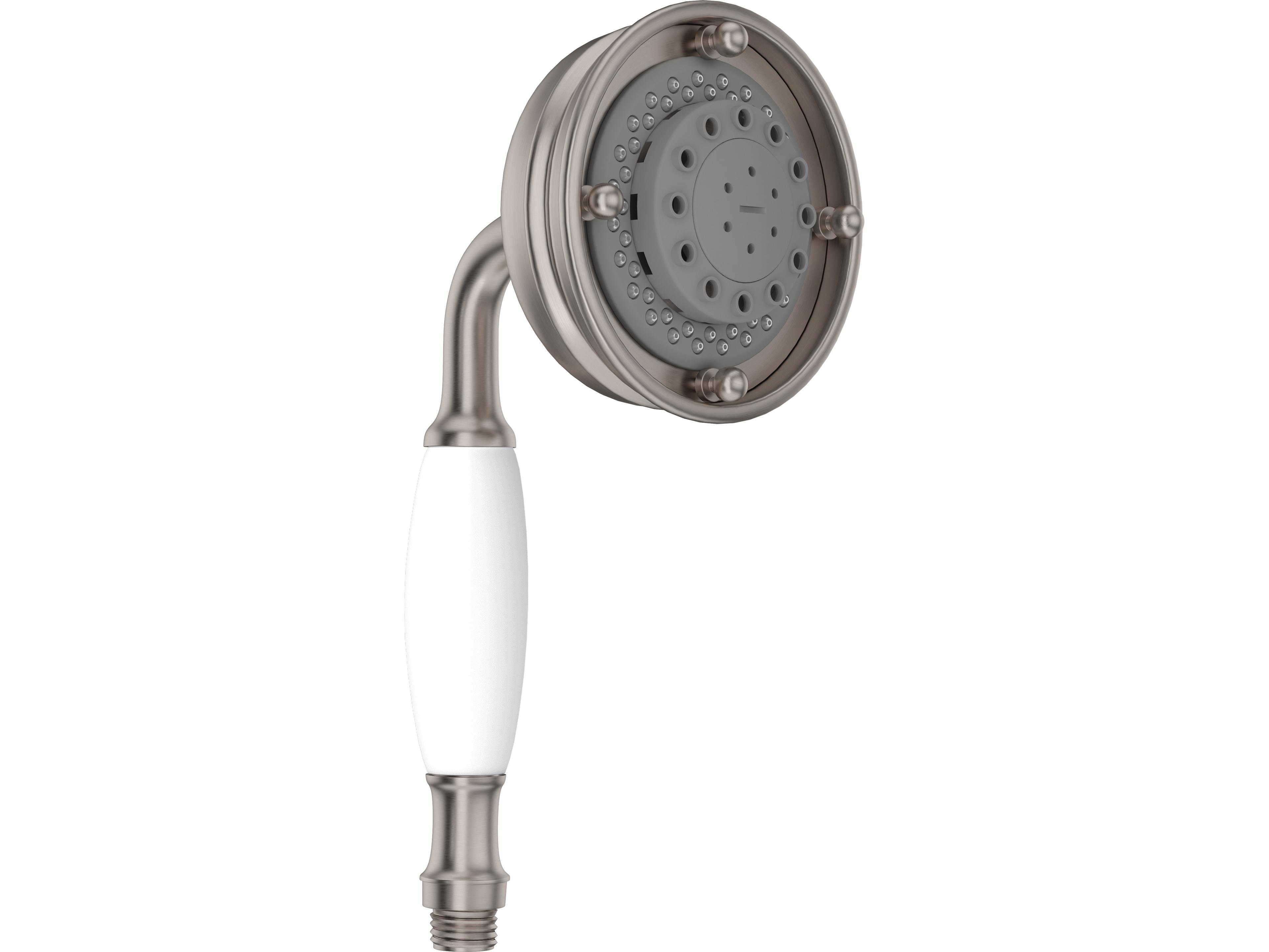 Satin Nickel Three Function Five Jet Straight Classic Handshower