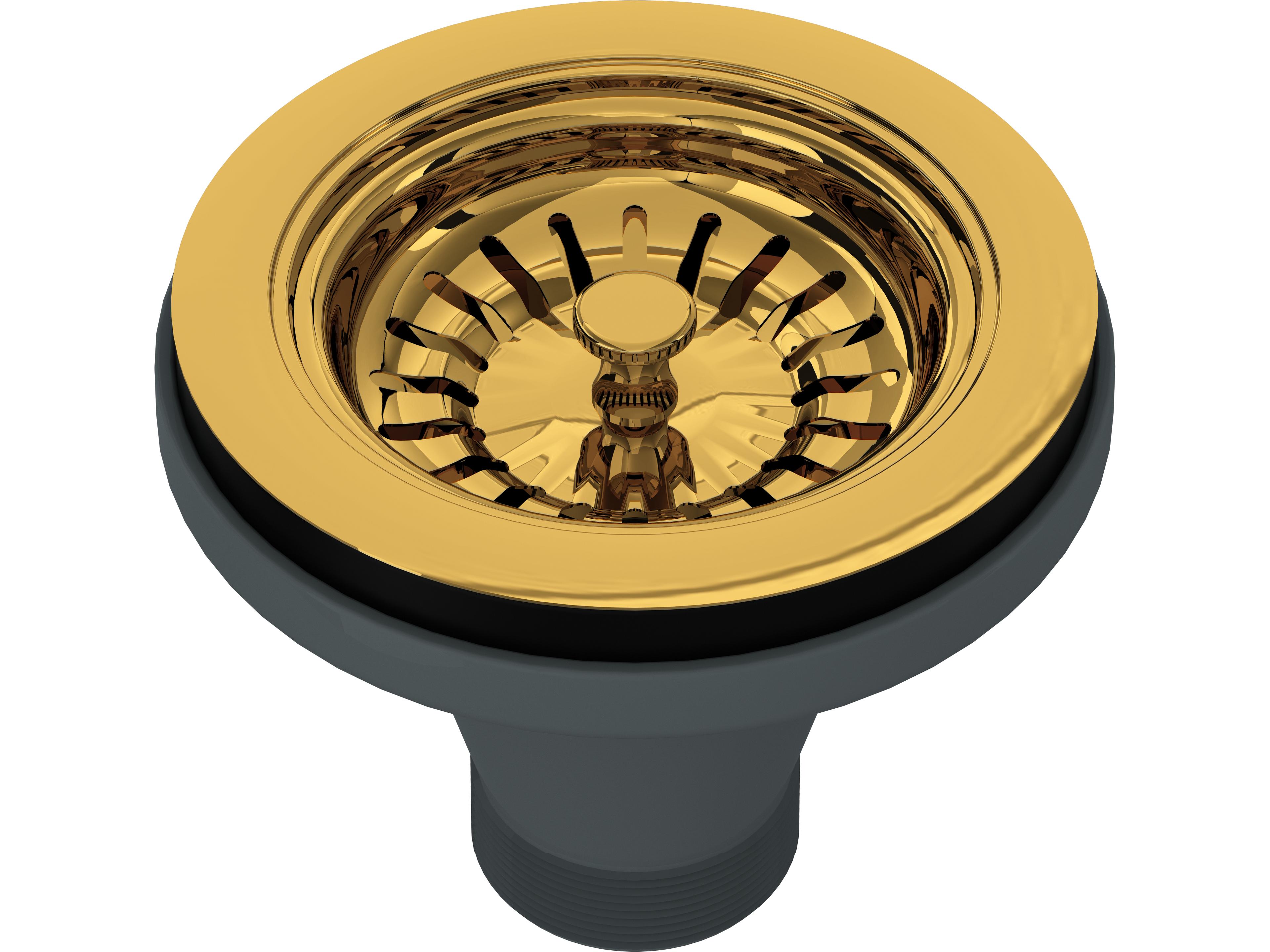 Unlacquered Brass Basket Strainer