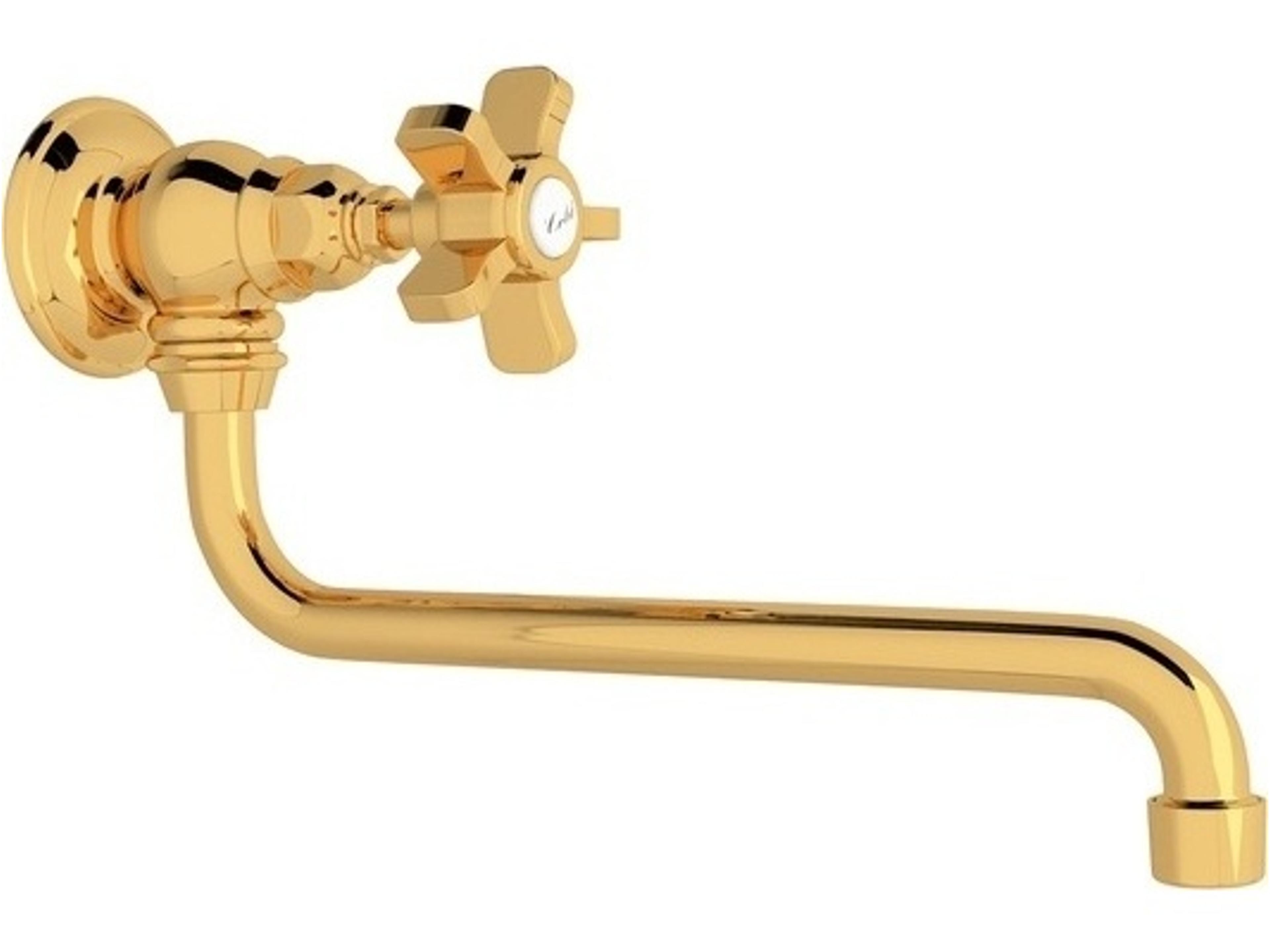 Italian Brass Kitchen Wall Mounted Pot Filler