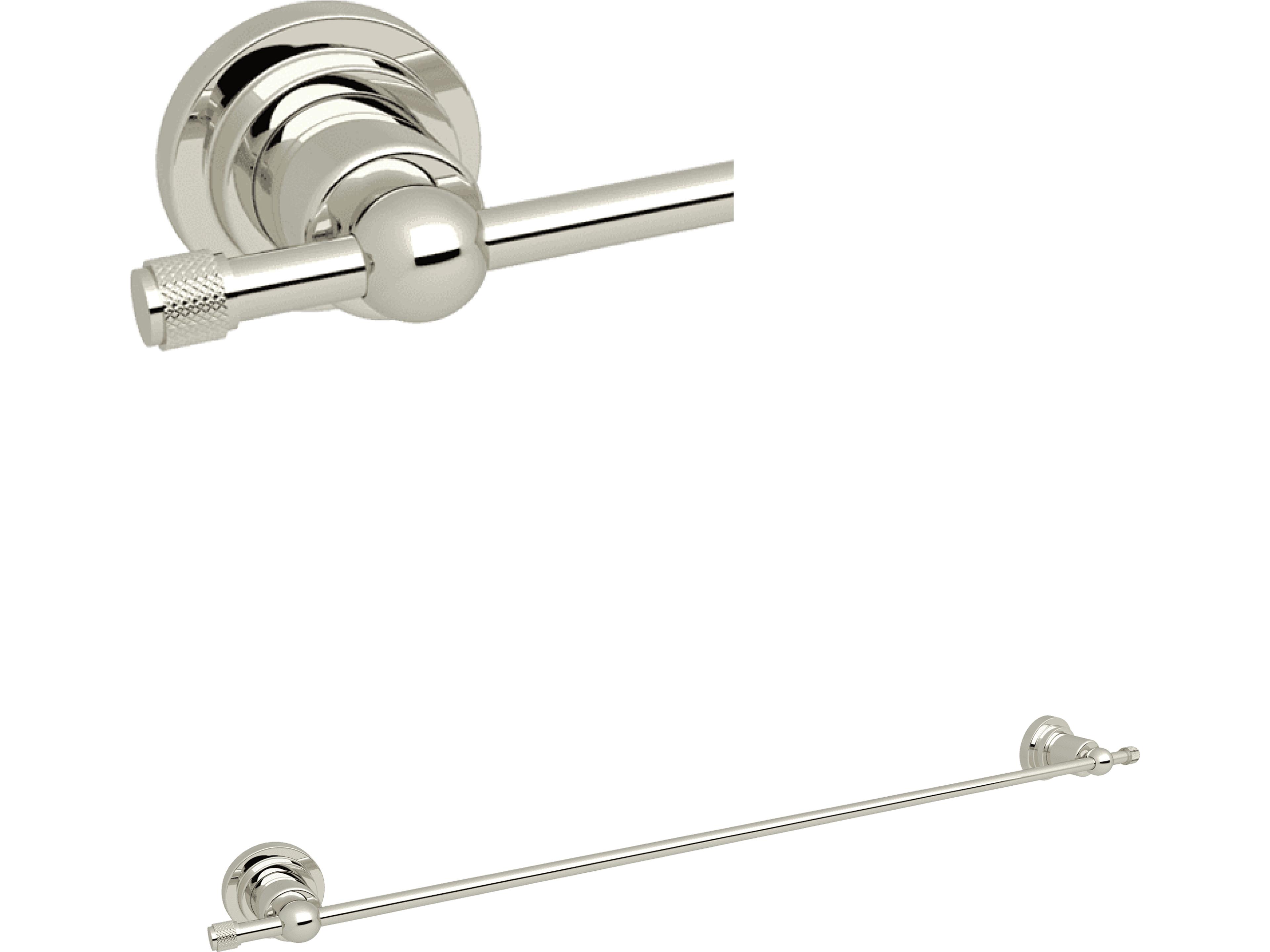 Campo Wall Mounted 24 Single Towel Bar Rail In Polished Nickel