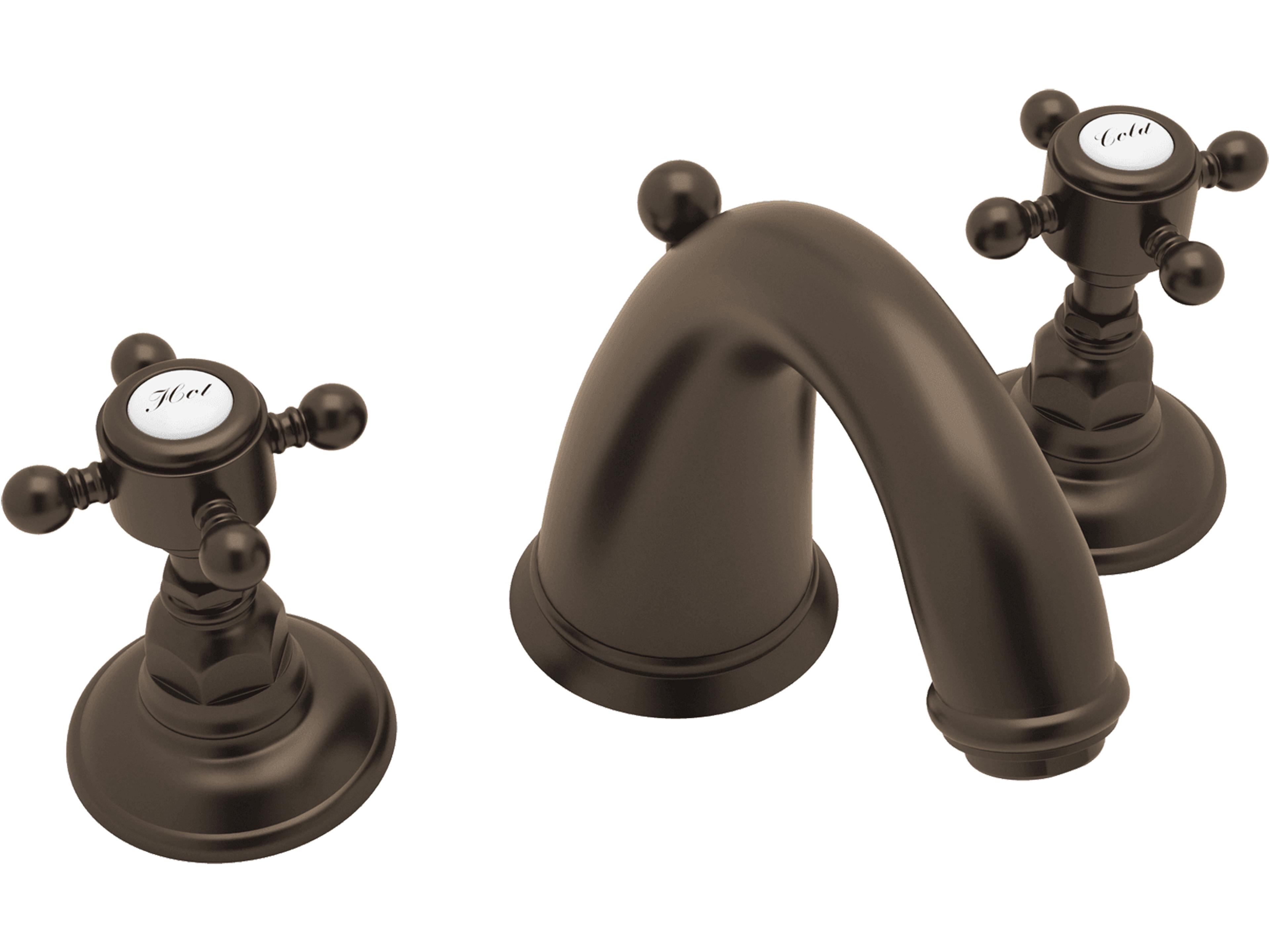 Viaggio Widespread Lavatory In Tuscan Brass