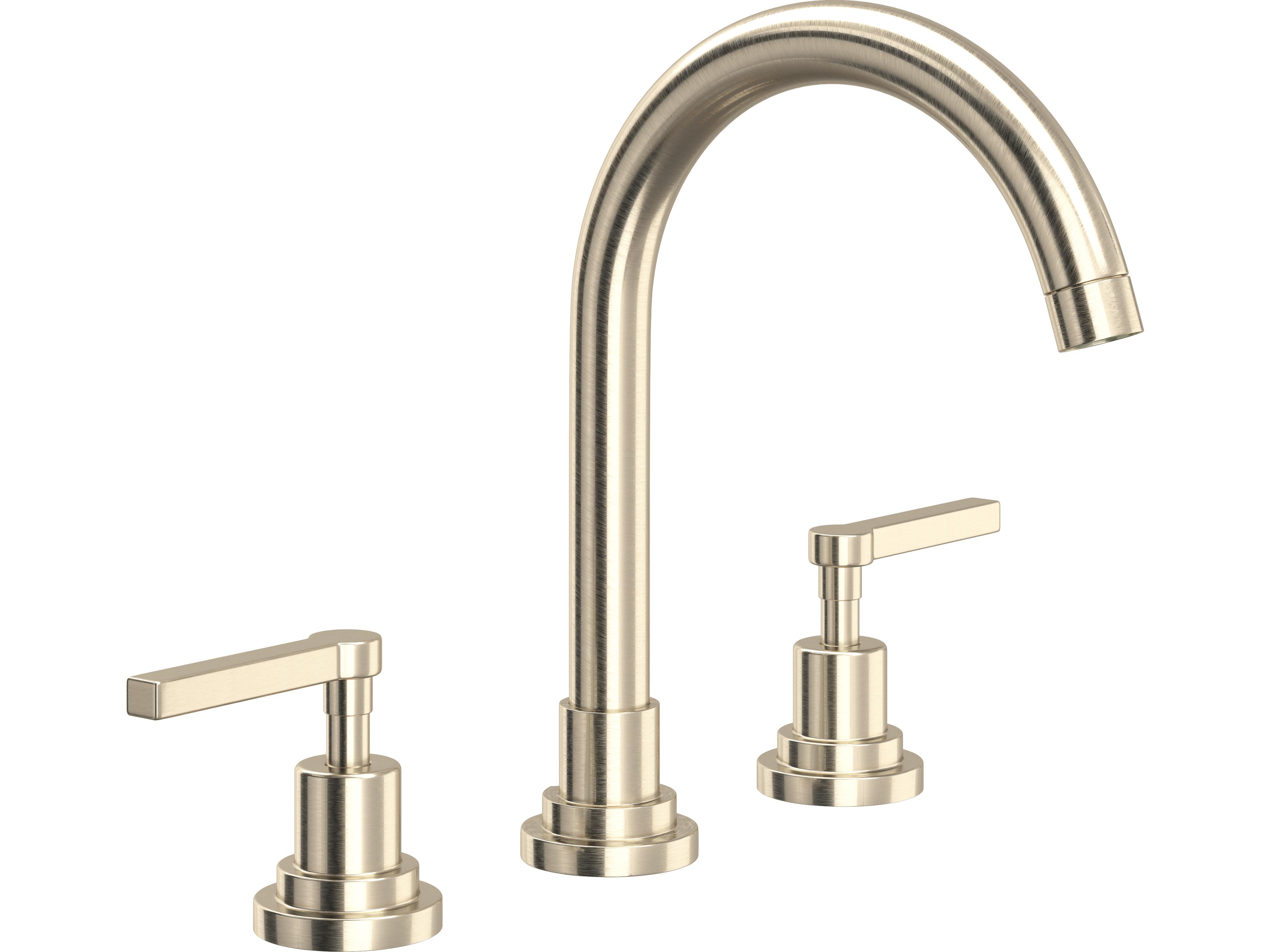Lombardia Bath Widespread Lavatory Faucet In Satin Nickel
