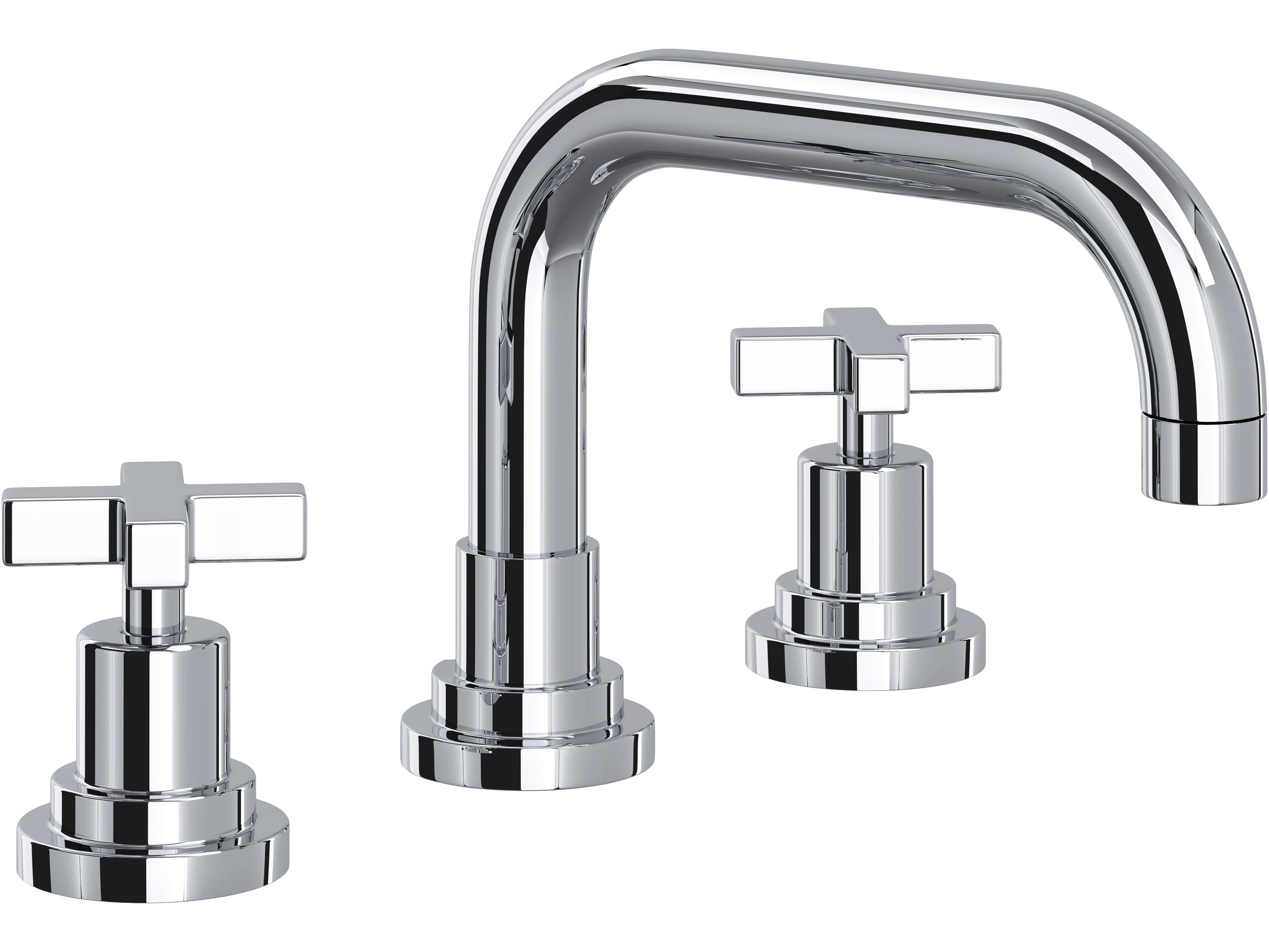 Lombardia Bath Widespread Lavatory Faucet In Polished Chrome