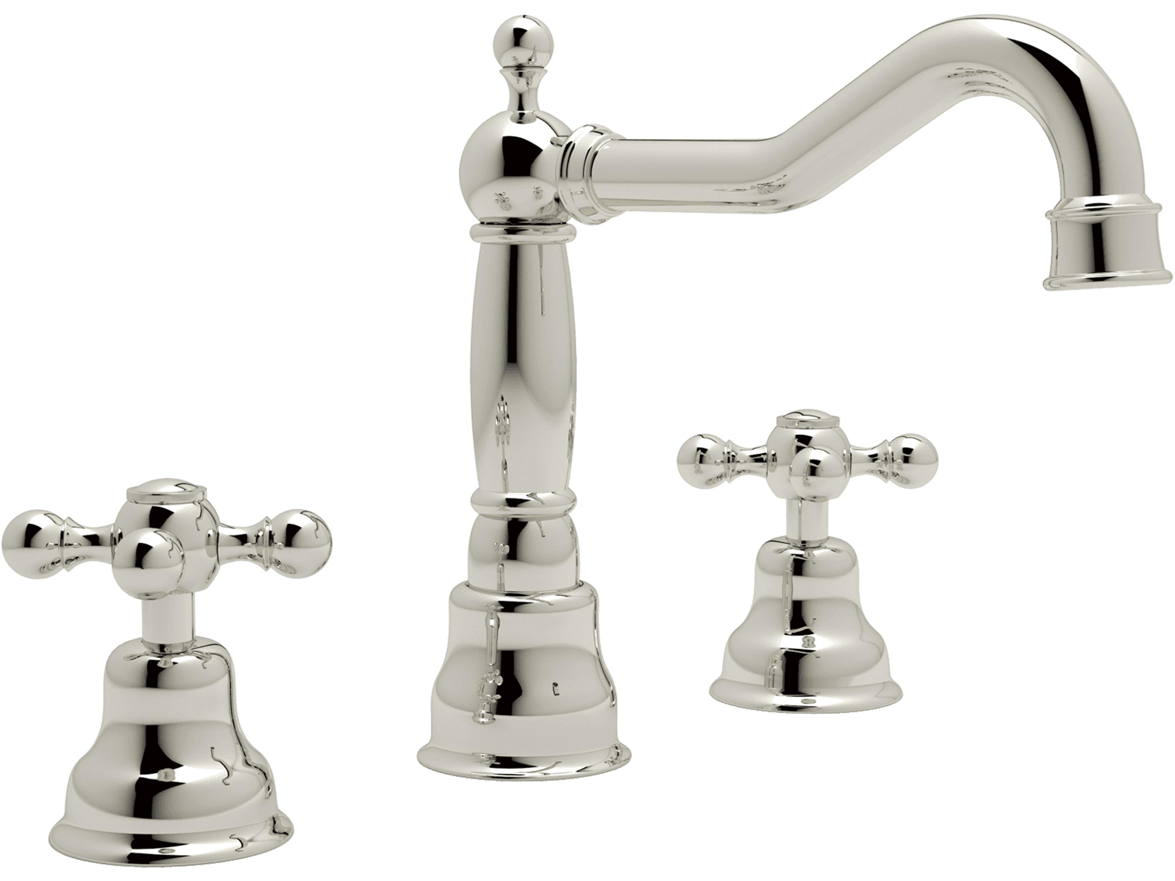 Arcana Widespread Spout Lavatory Faucet In Polished Nickel