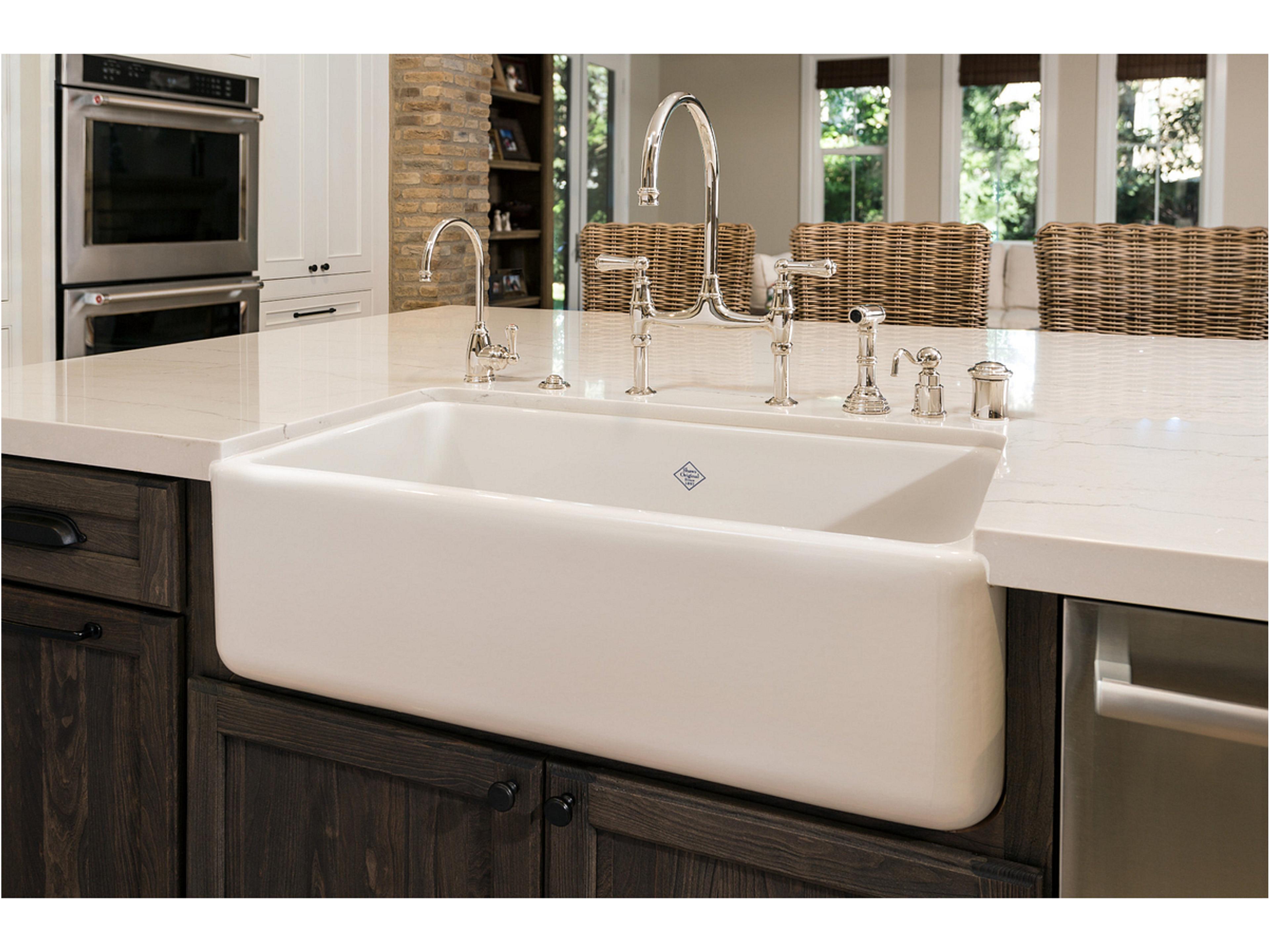 Rohl Air Gap With Rohl Branding Made Of Brass In Polished Chrome 