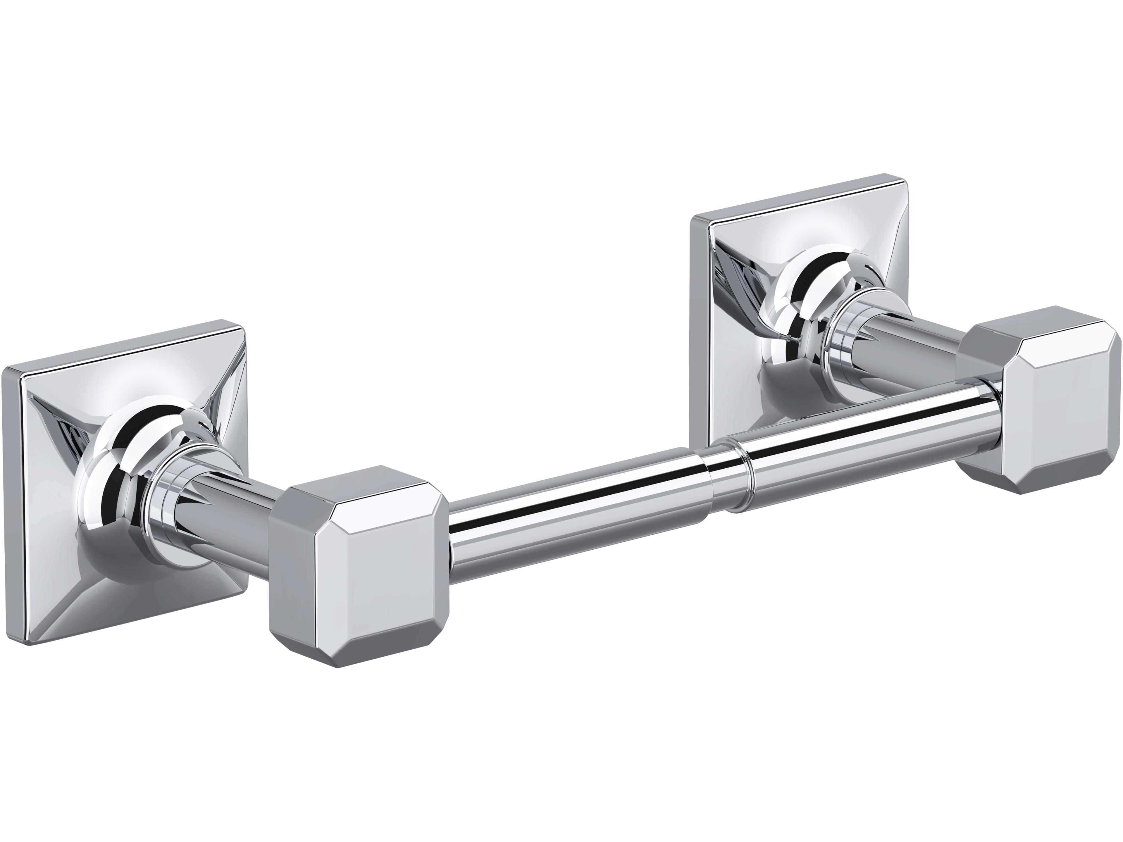 Apothecary Polished Chrome Toilet Paper Holder