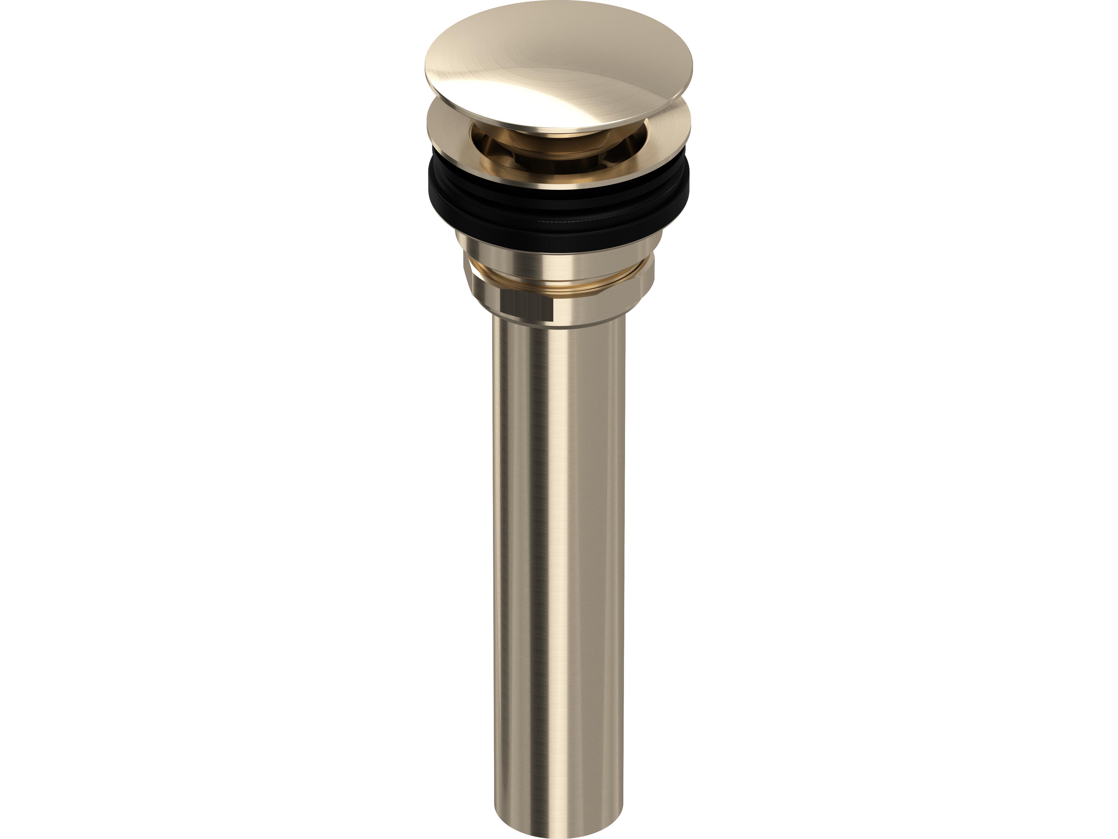 Polished Nickel Universal Push Drain