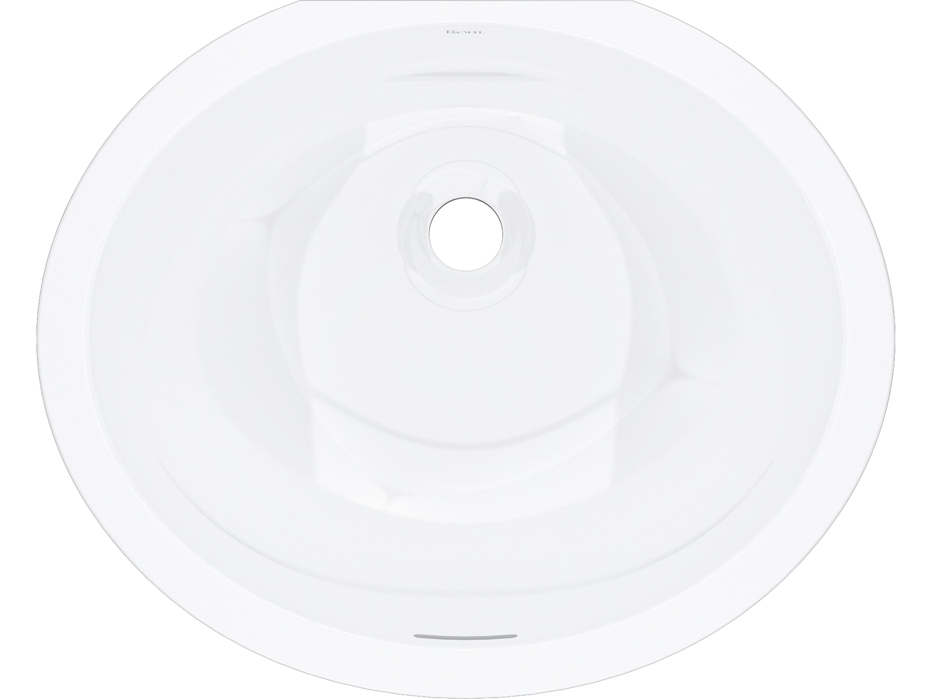 Eirene  19" x 16" Undermount Oval Lavatory Sink