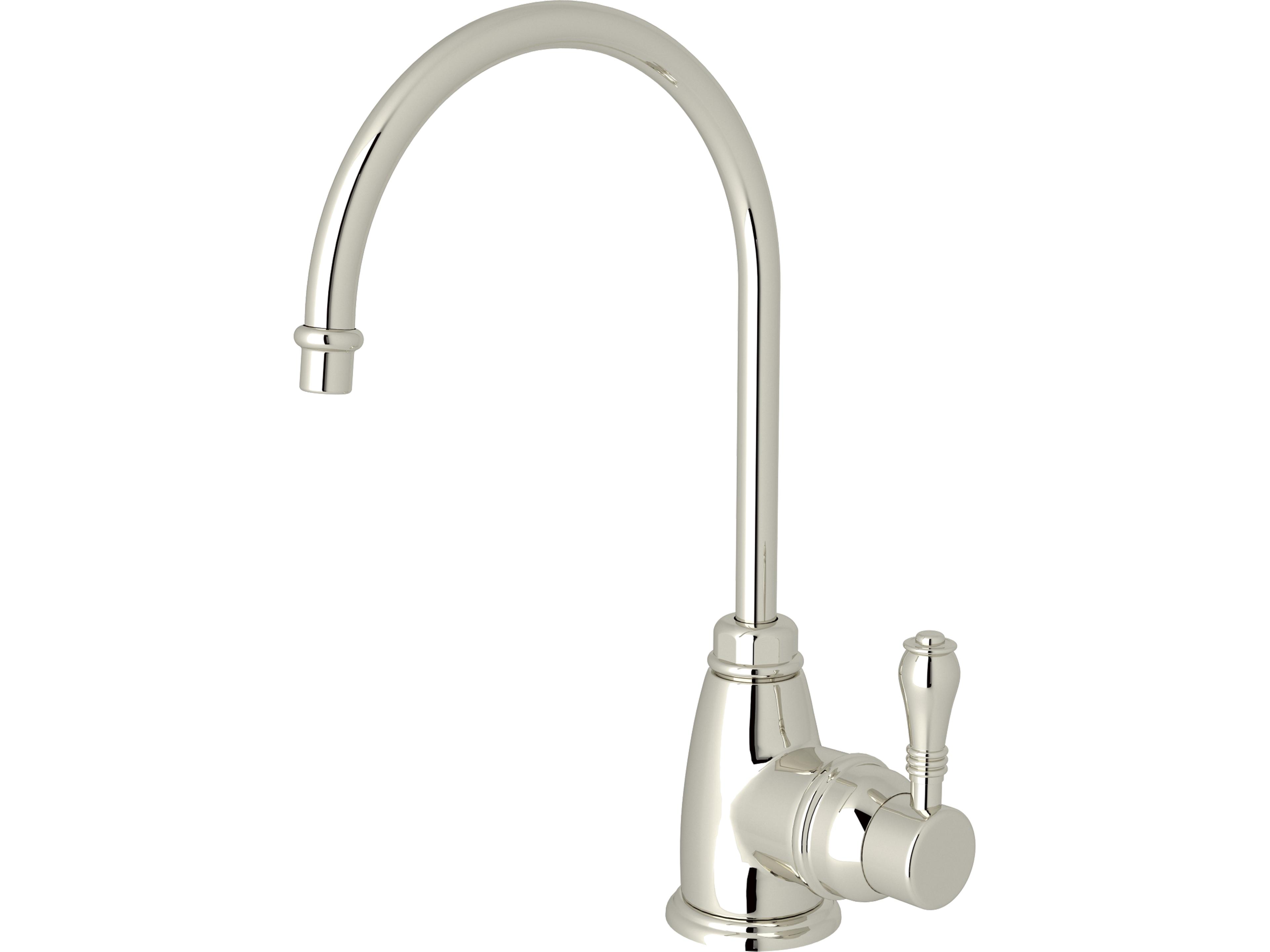 San Julio Faucet With Single Lever And C Spout In Polished Nickel