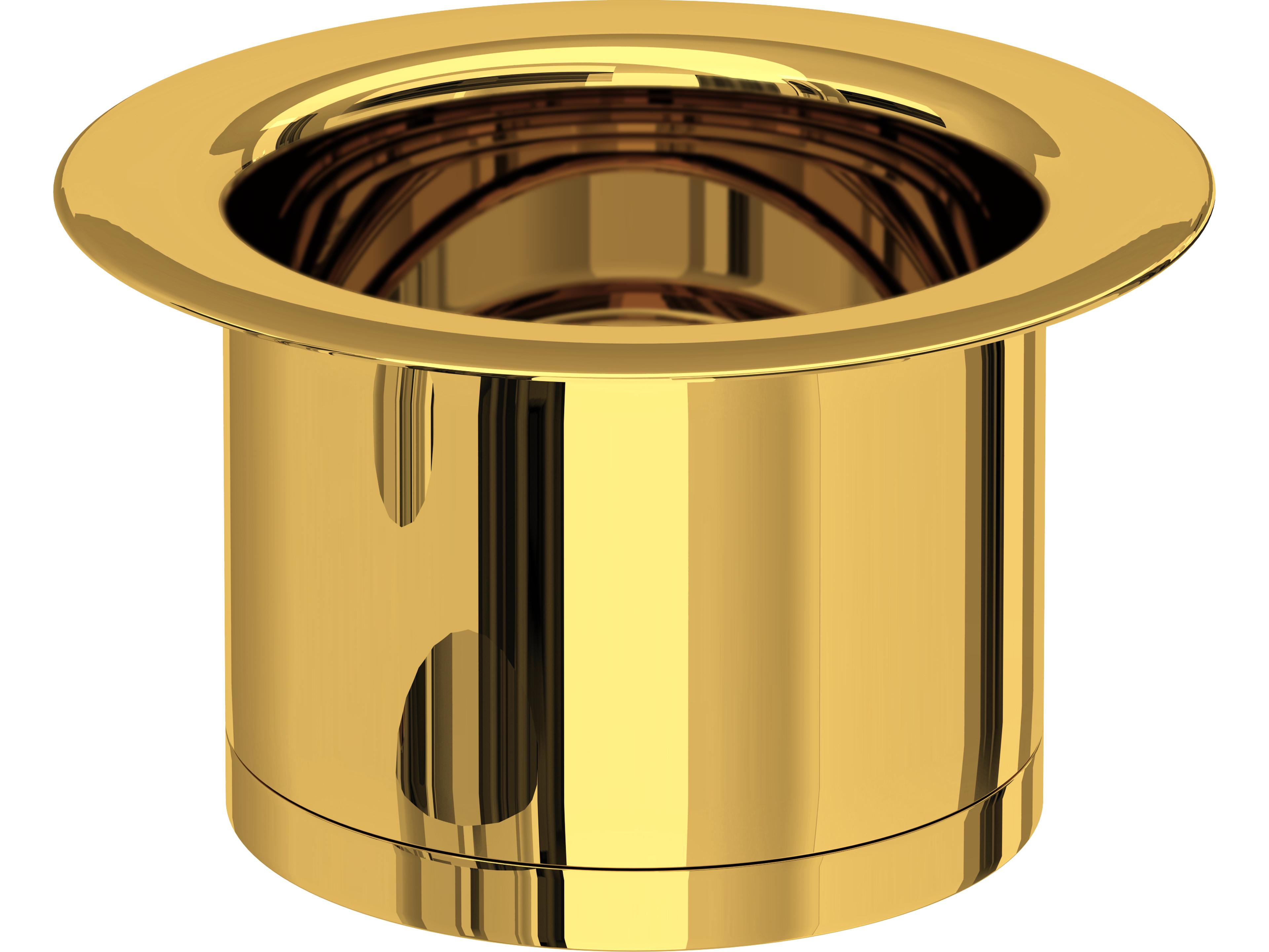 Shaws Unlacquered Brass Disposal Flange