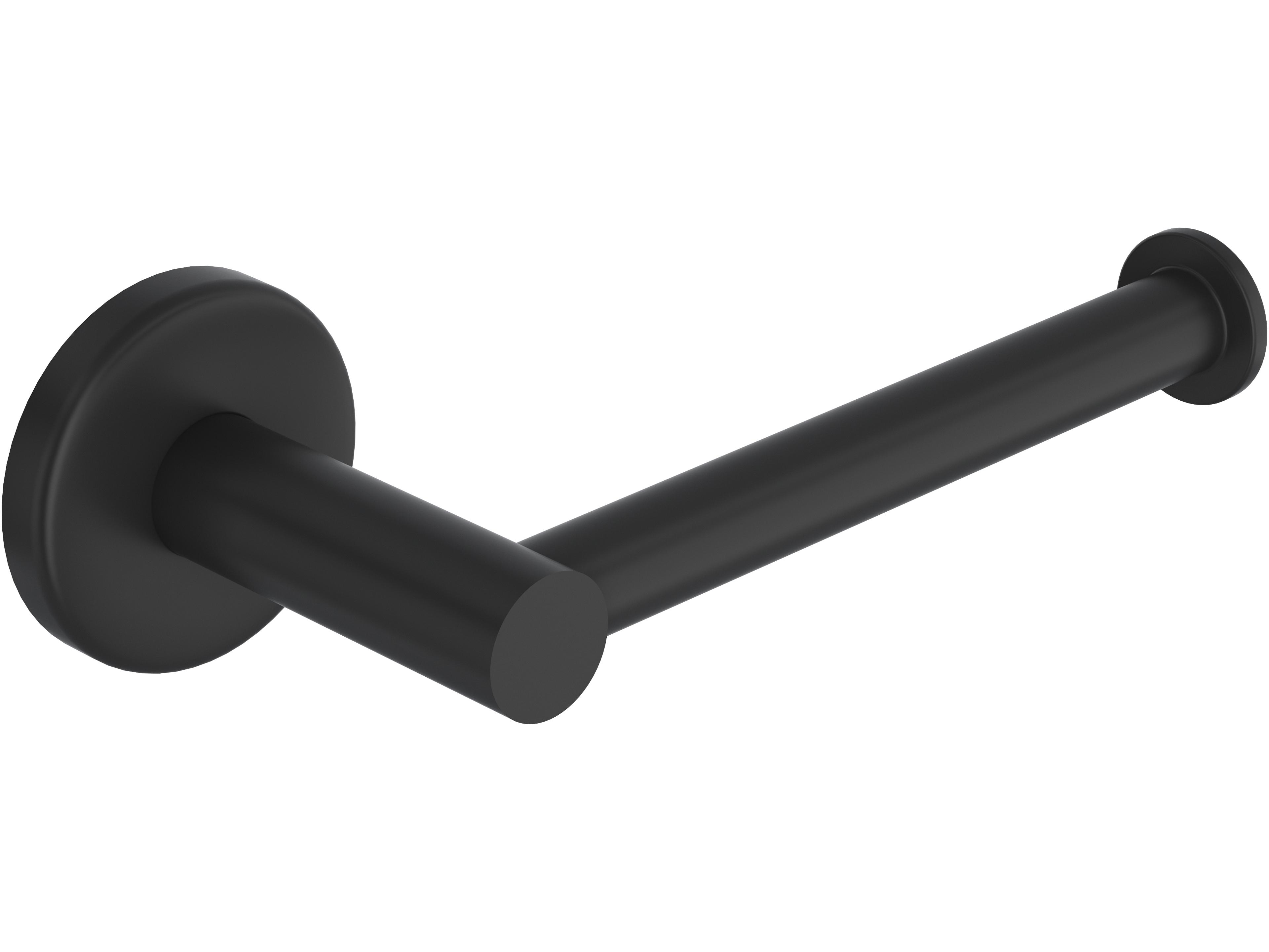 Lombardia And Avanti Bath Open Toilet Paper Or Tp Holder In Matte Black