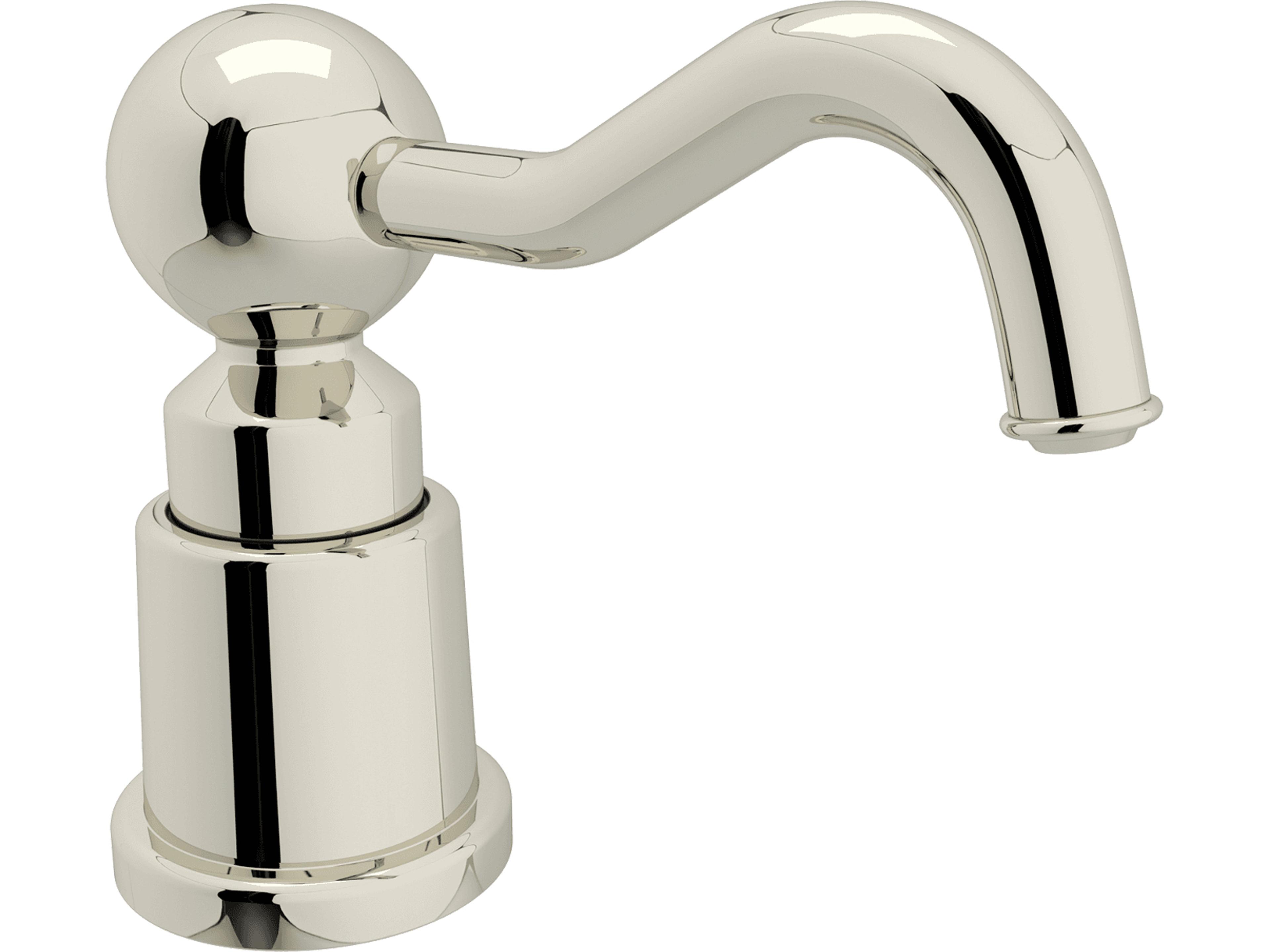 Soap/Lotion Dispenser And One Touch System In Polished Nickel
