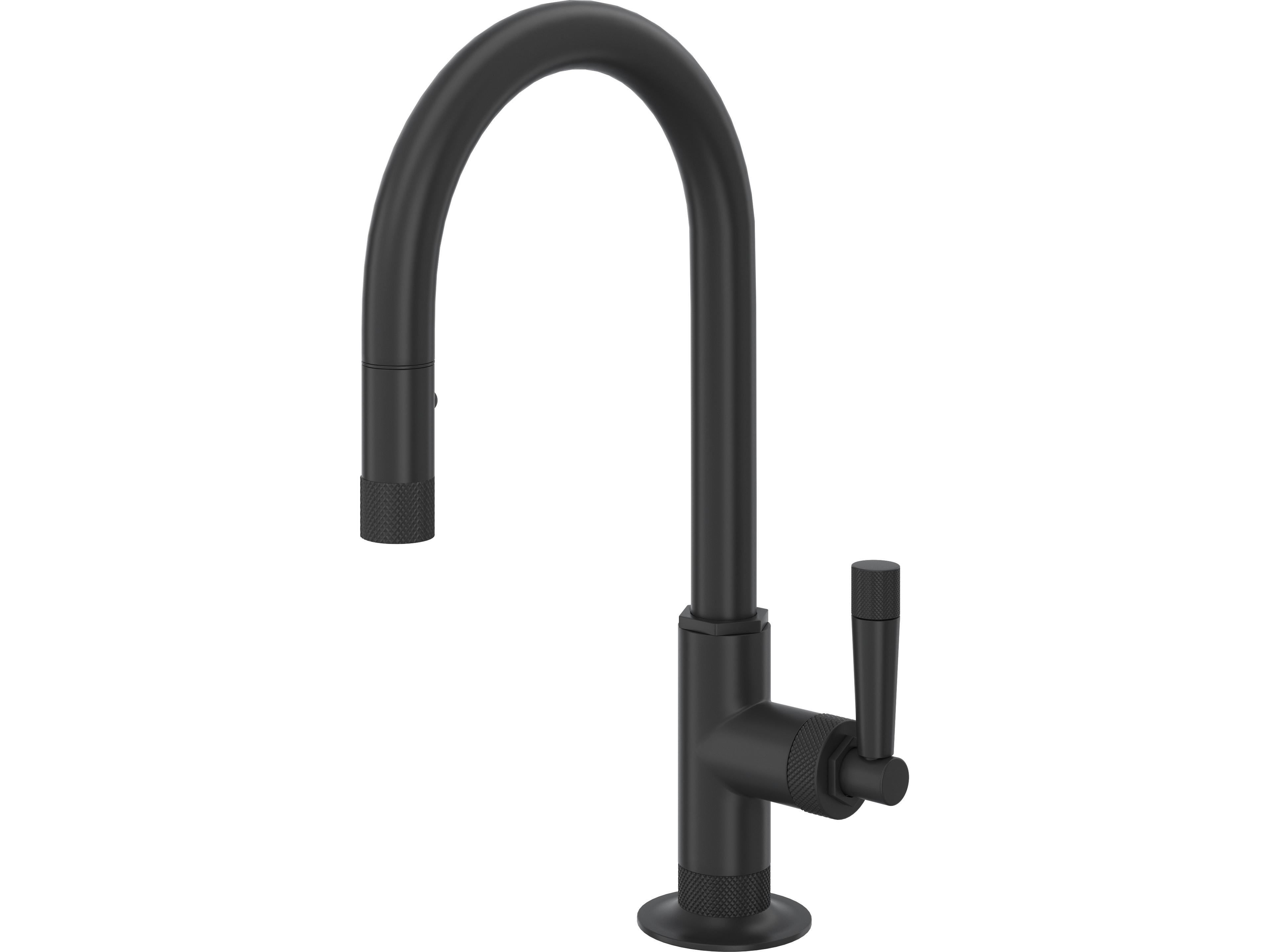 Graceline Single Hole Faucet In Matte Black