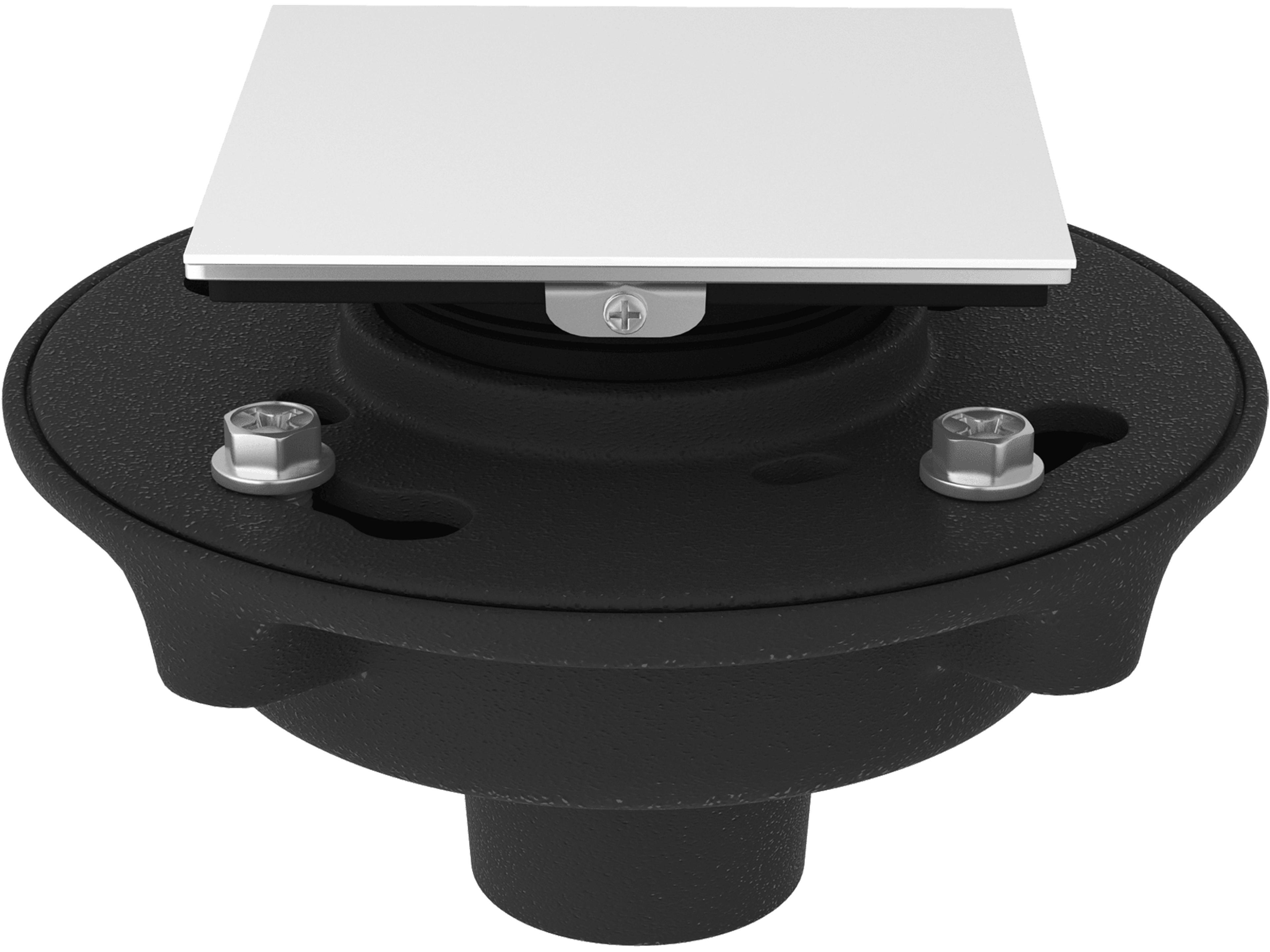 Decorative Shower Drain 2 No Hub Cast Iron Shower Drain Body And Throat Assembly With Mud