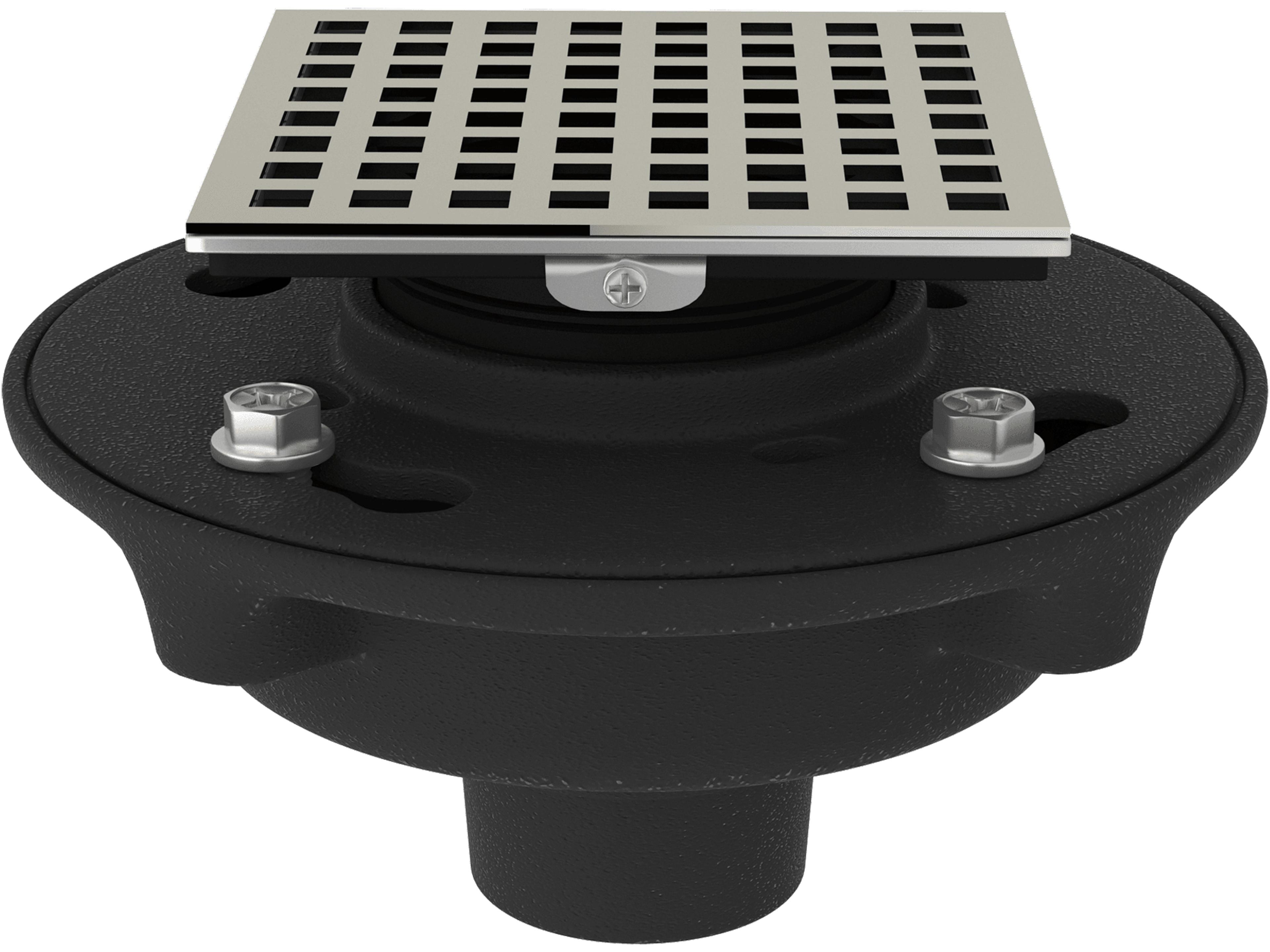 Decorative Shower Drain Matrix Complete Cast Iron Drain Assembly