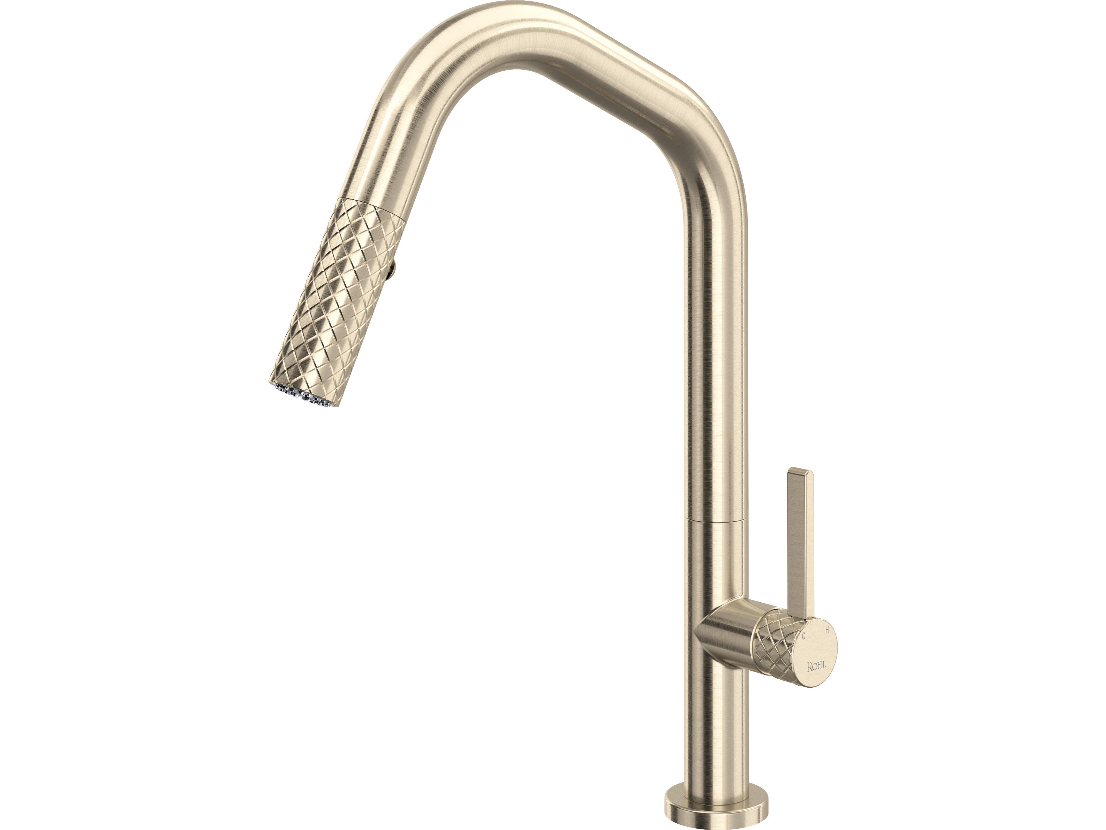 Tenerife Satin Nickel Pull-Down Kitchen Faucet with U-Spout