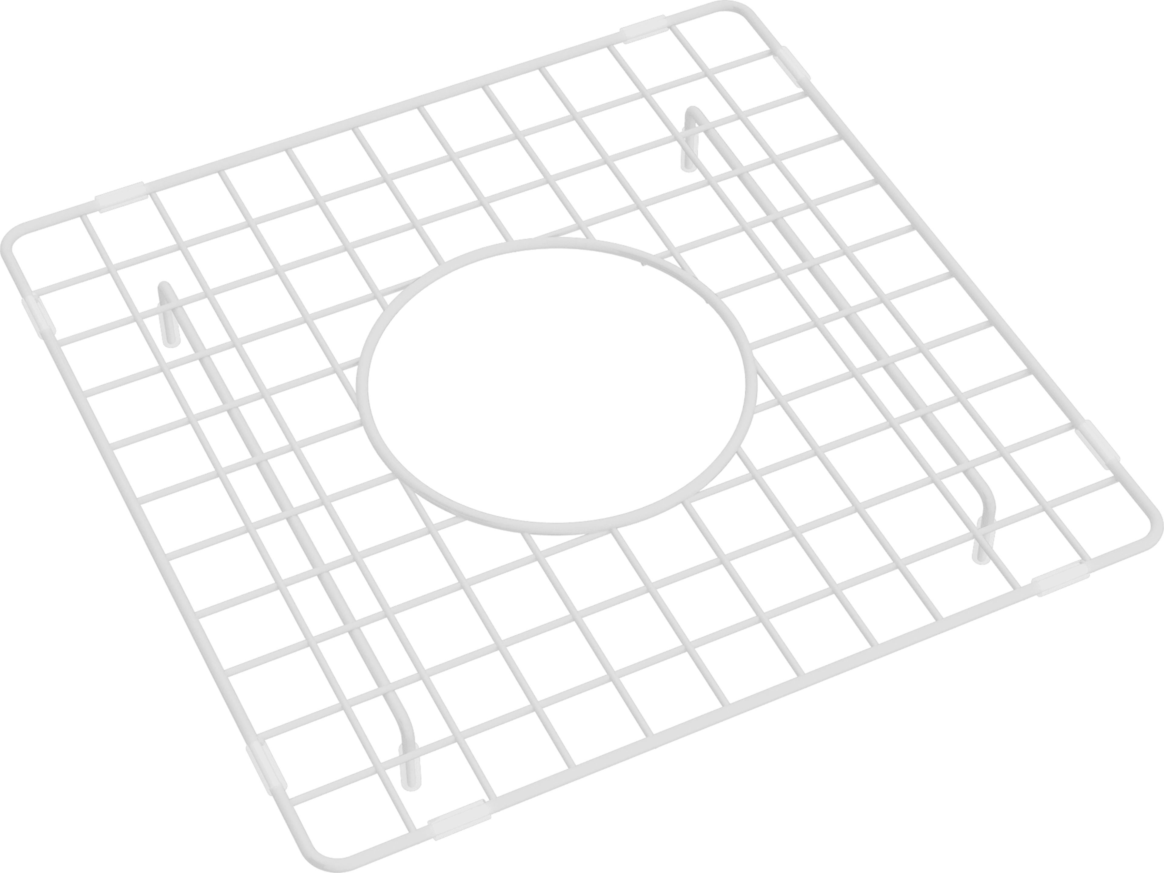 Lancaster White Abcite Wire Sink Grid For Kitchen Sinks