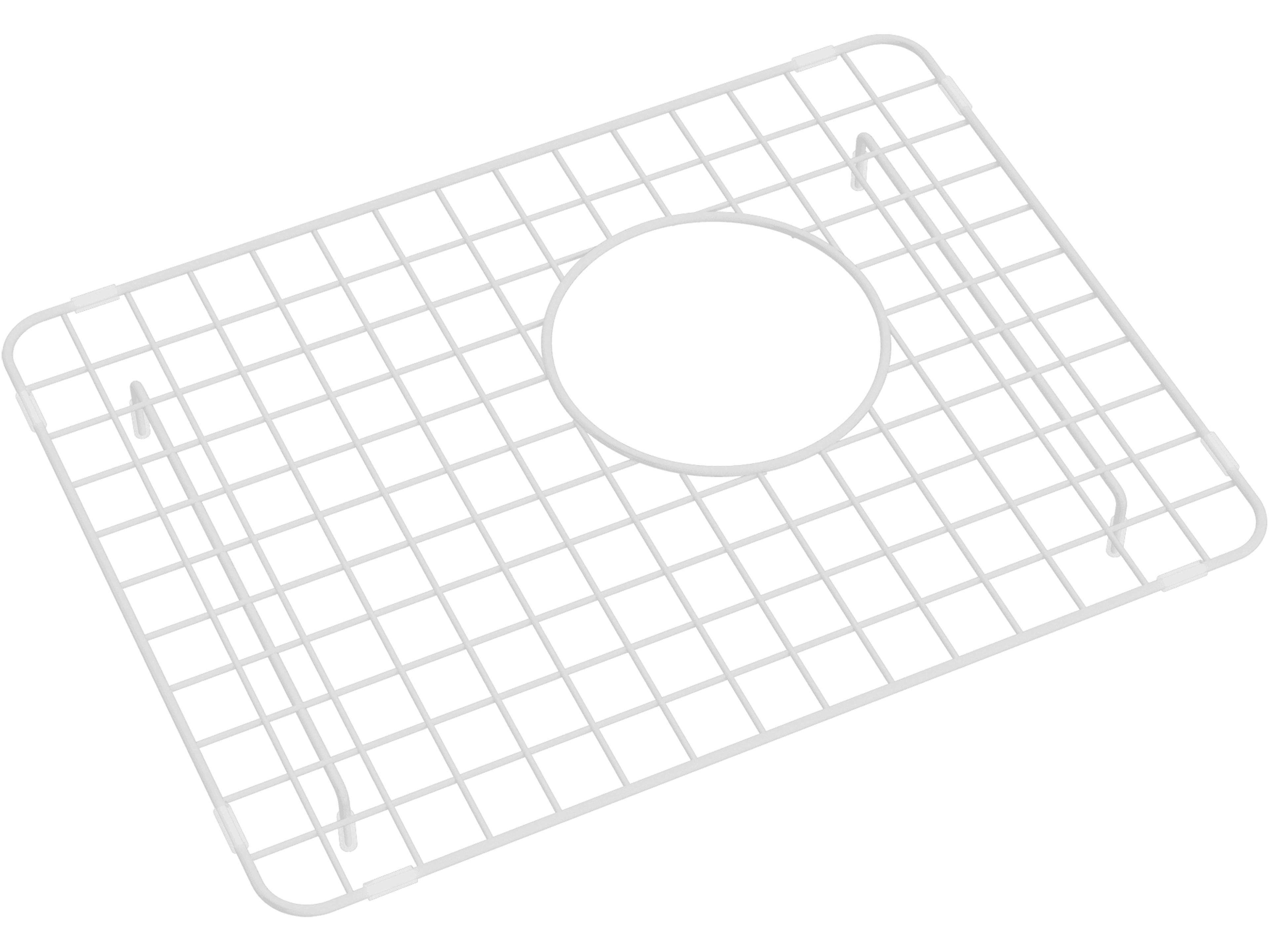 Lancaster White Abcite Wire Sink Grid For Kitchen Sinks