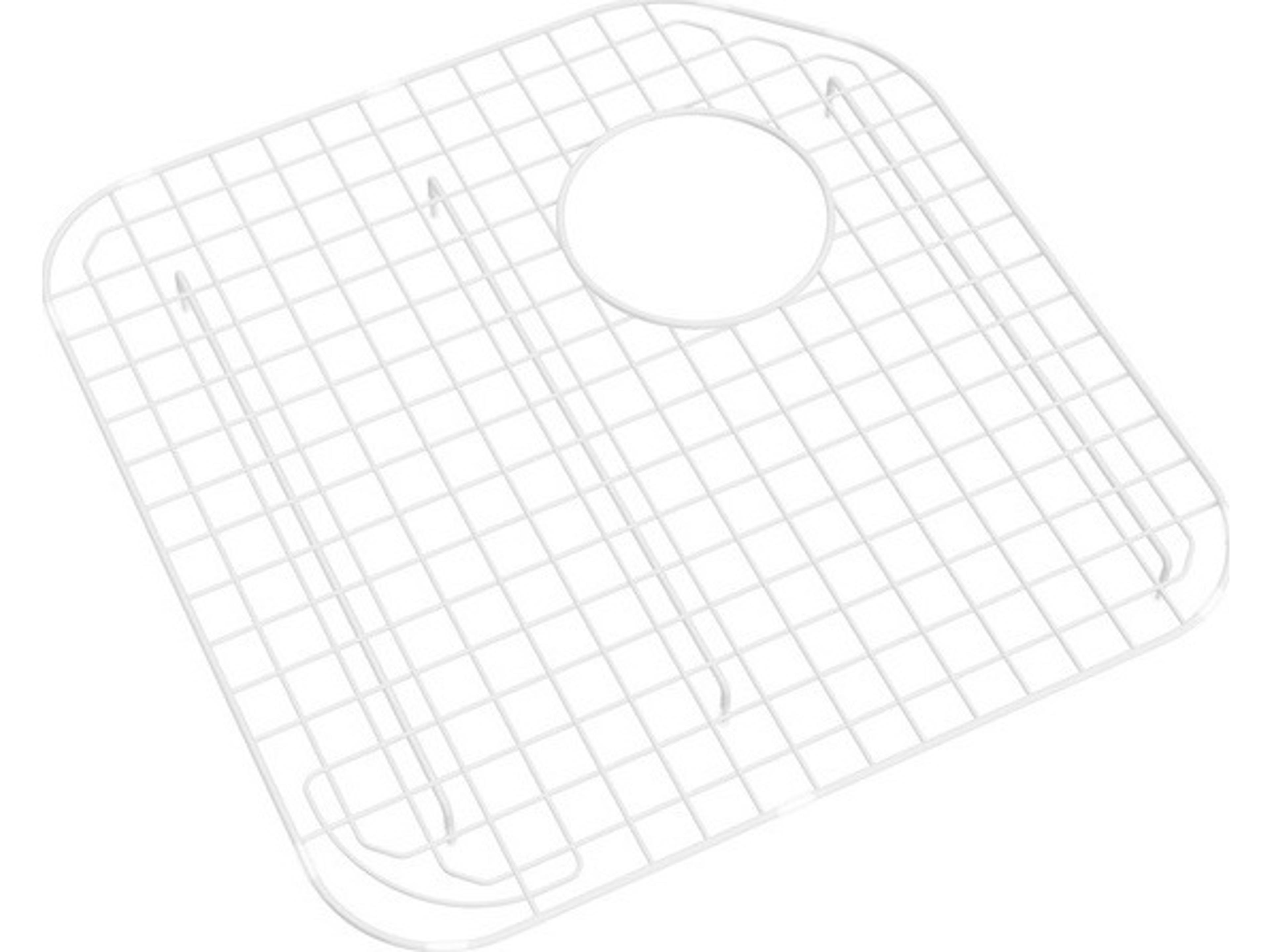 Allia White Abcite Sink Grid