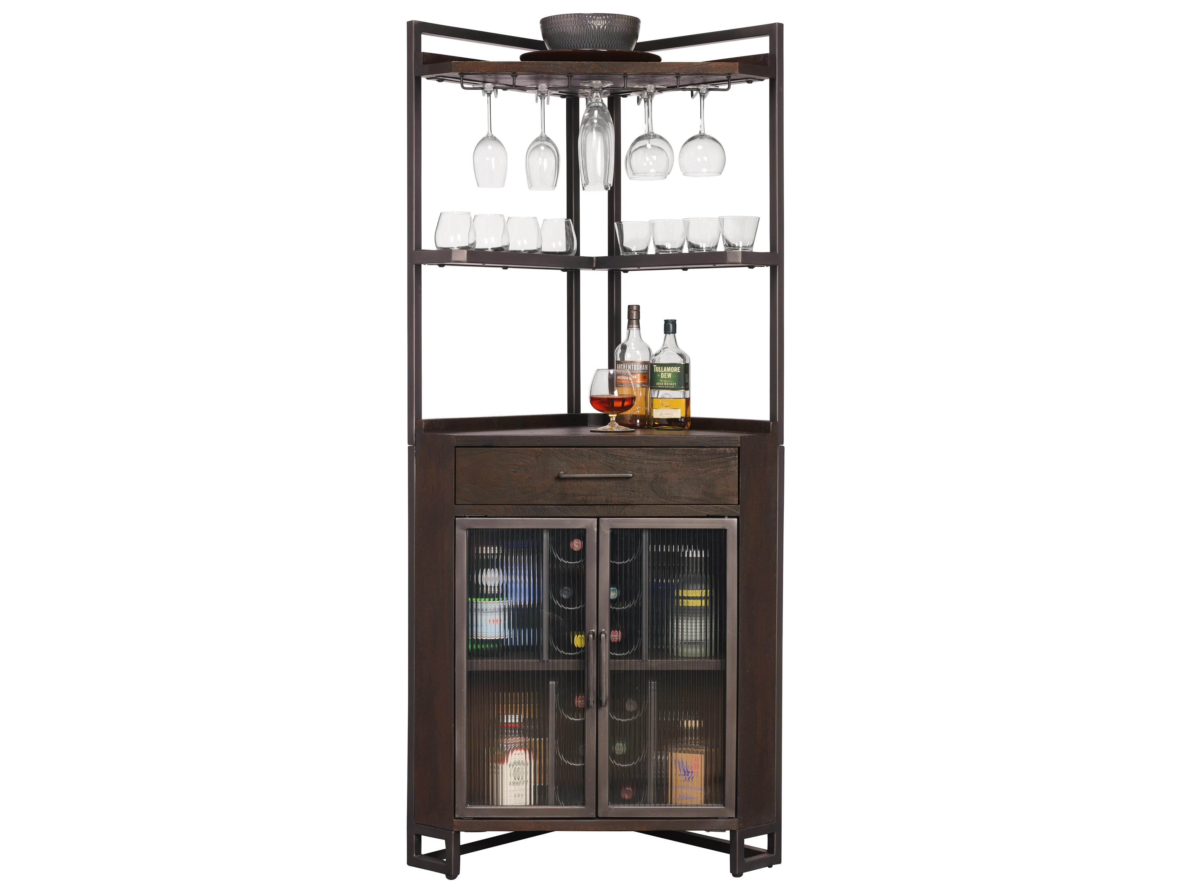 Brown Bar Cabinet