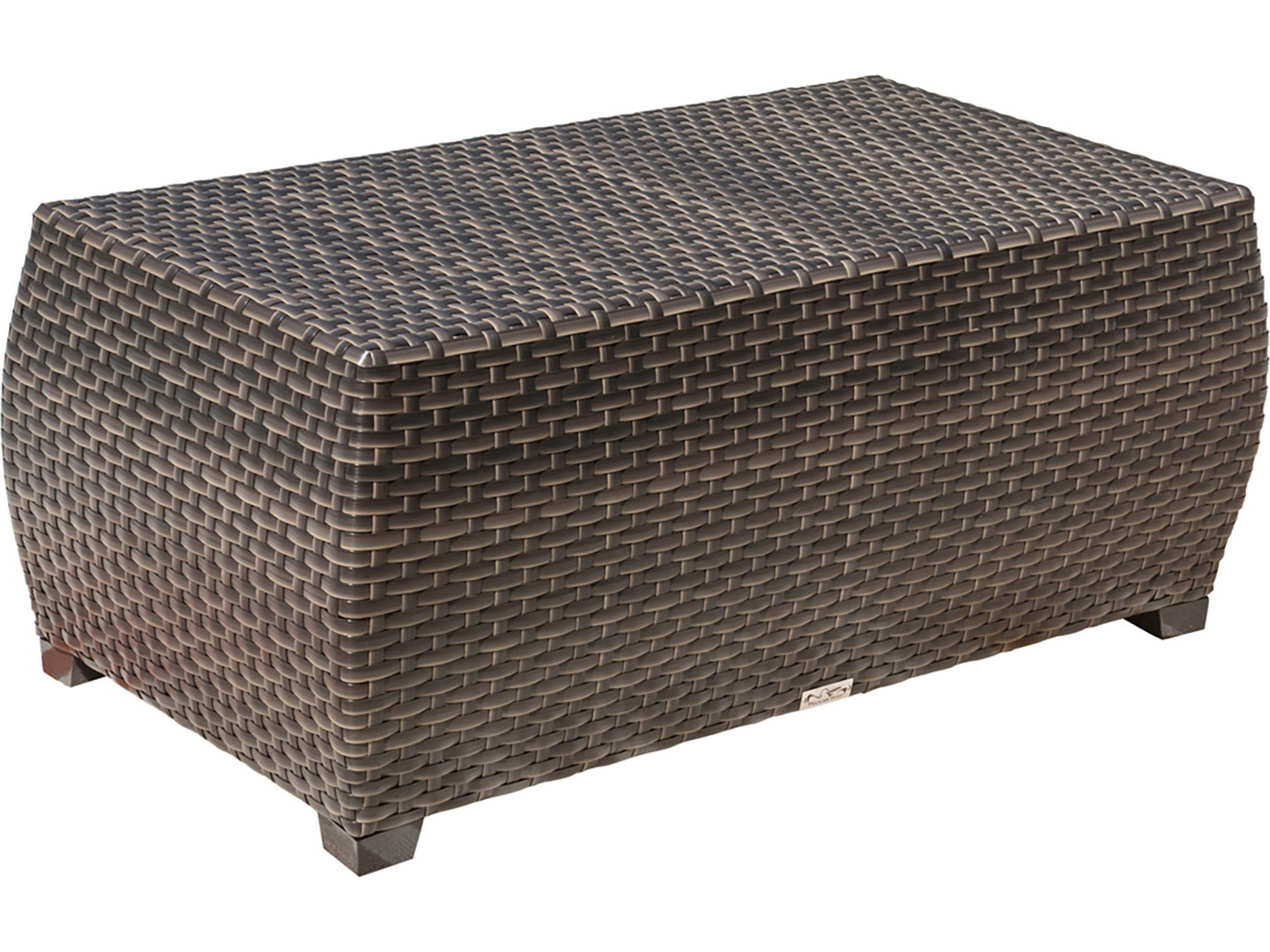 Hospitality Rattan Outdoor Fiji Wicker Rectangular Coffee Table