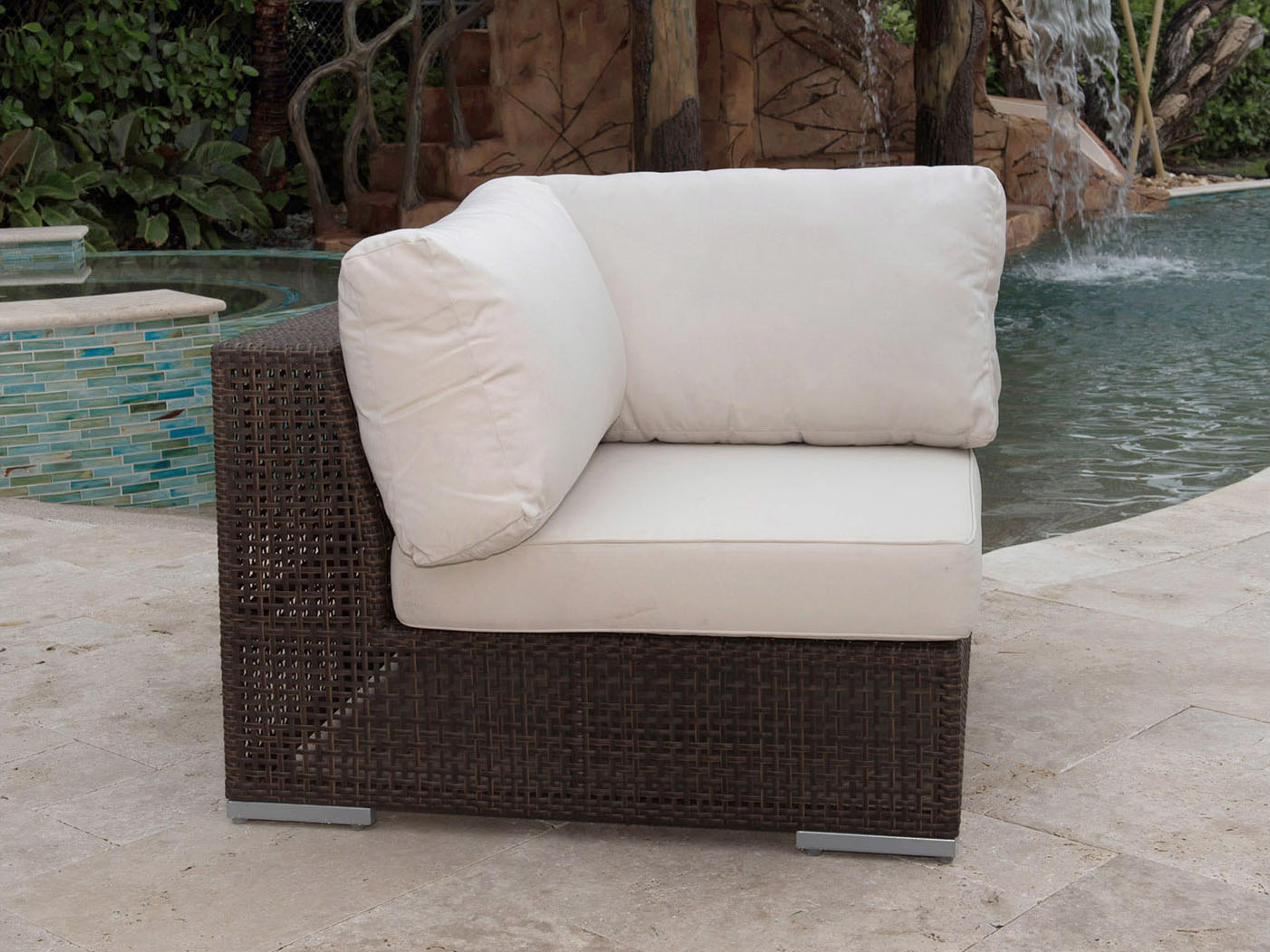 Hospitality Rattan Outdoor Soho Wicker Modular Lounge Chair